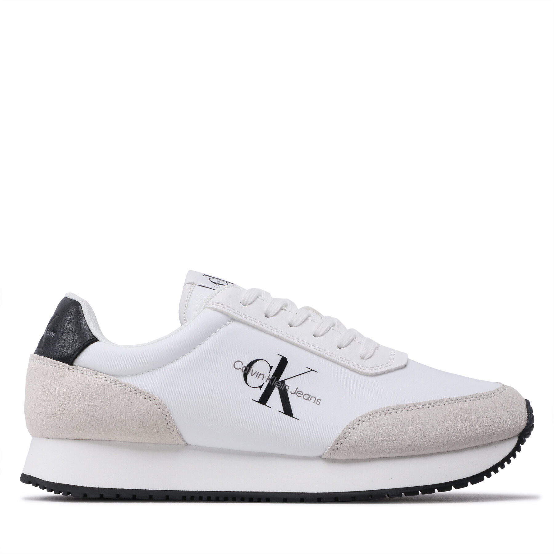 Calvin Klein Jeans Sneakers Retro Runner Su-Ny Mono YM0YM00683 Alb - Pled.ro