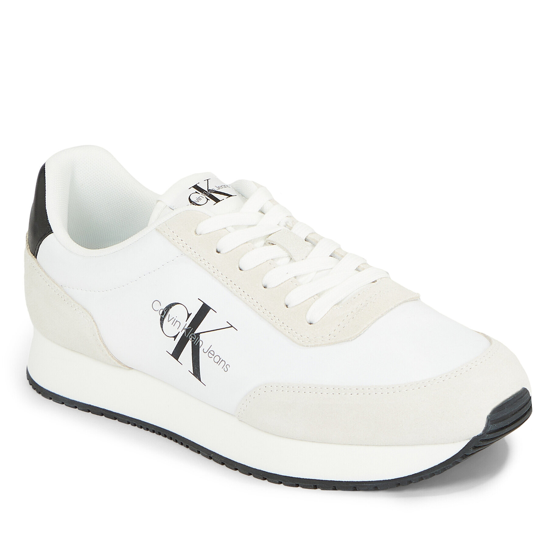 Calvin Klein Jeans Sneakers Retro Runner Su-Ny Mono YM0YM00746 Alb - Pled.ro