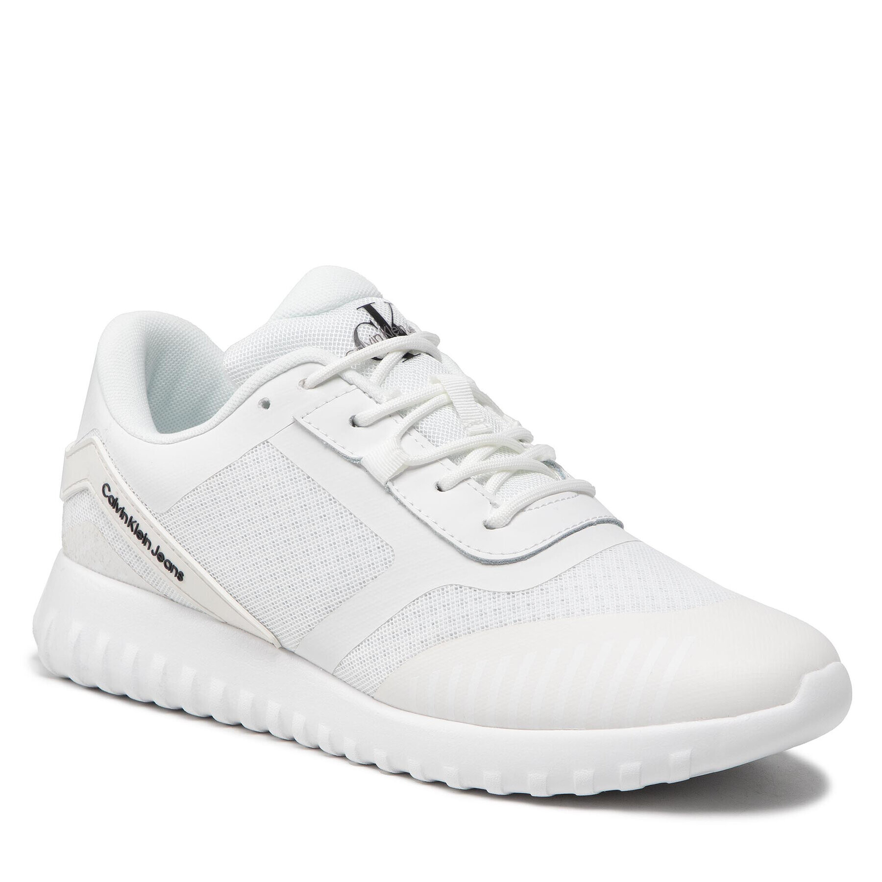 Calvin Klein Jeans Sneakers Sporty Eva Runner 3 YM0YM00340 Alb - Pled.ro