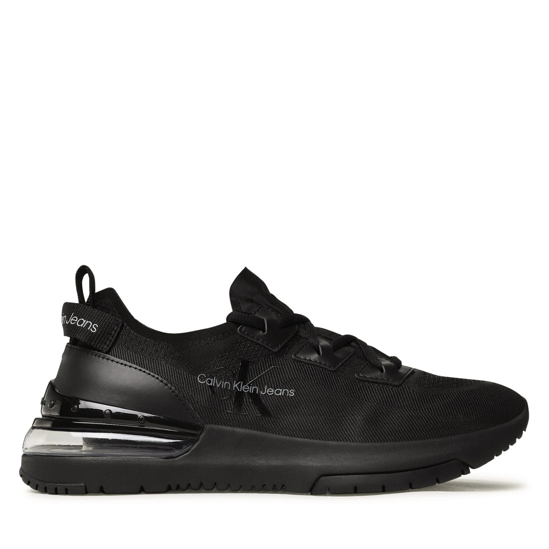 Calvin Klein Jeans Sneakers Sporty Run Comfair Fluo Contrast YM0YM00632 Negru - Pled.ro