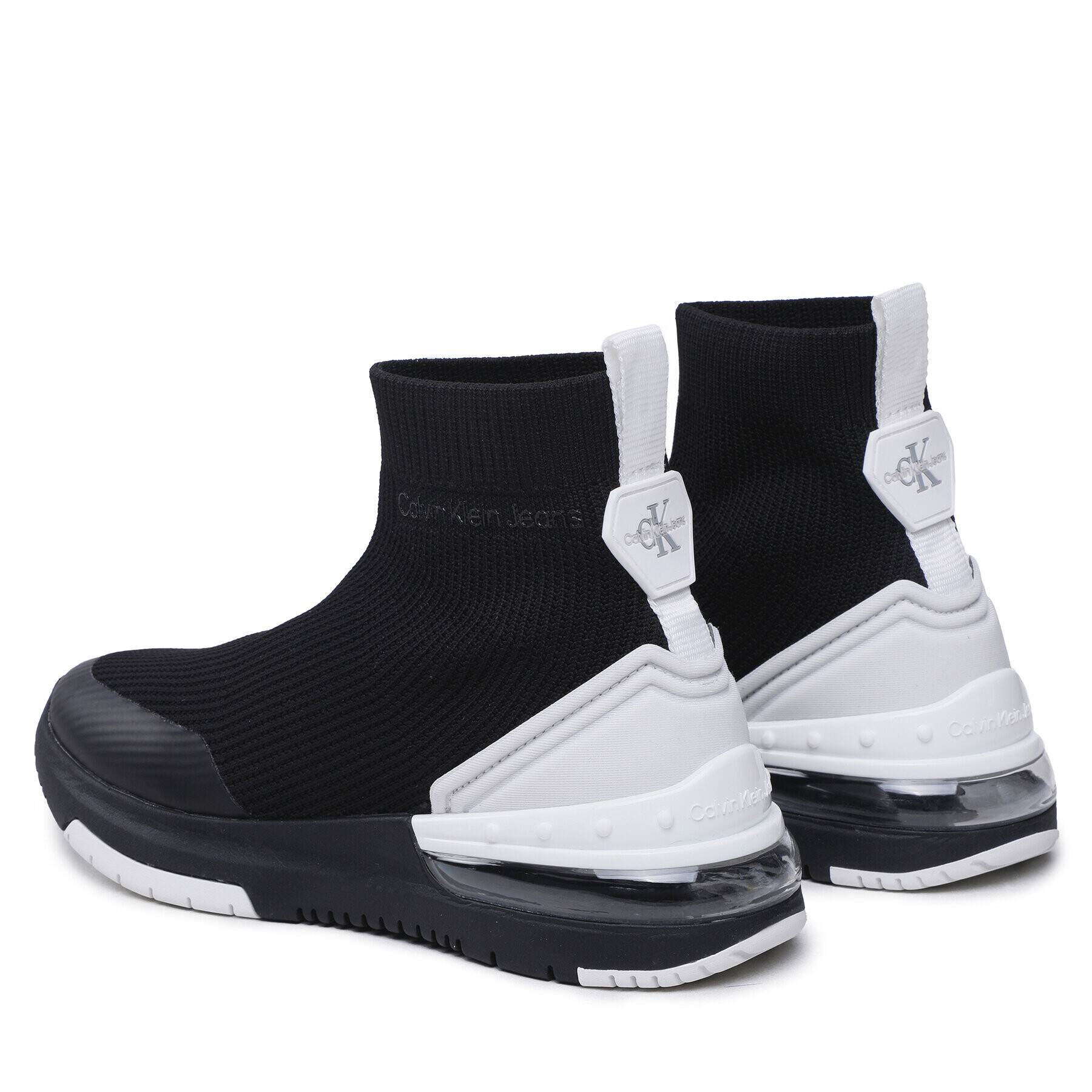 Calvin Klein Jeans Sneakers Sporty Runner Comfair Neoprene YW0YW00940 Negru - Pled.ro