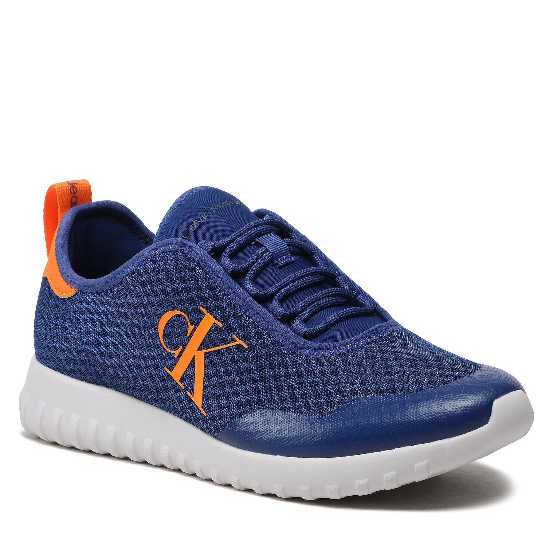 Calvin Klein Jeans Sneakers Sporty Runner Eva Slipon Mesh YM0YM00627 Bleumarin - Pled.ro