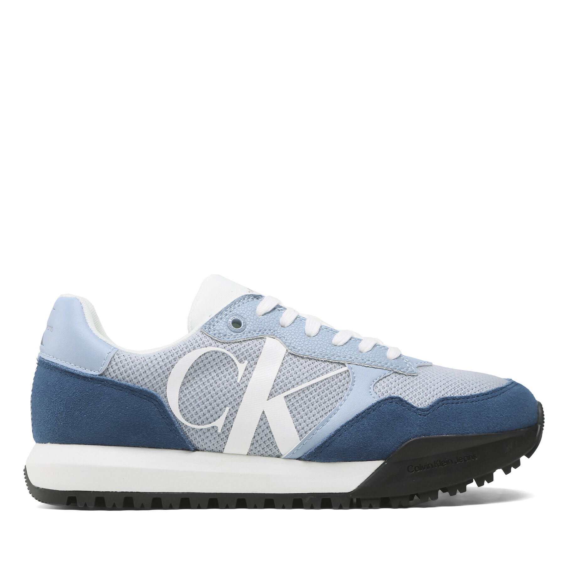 Calvin Klein Jeans Sneakers Toothy Runner Bold Mono YM0YM00583 Albastru - Pled.ro