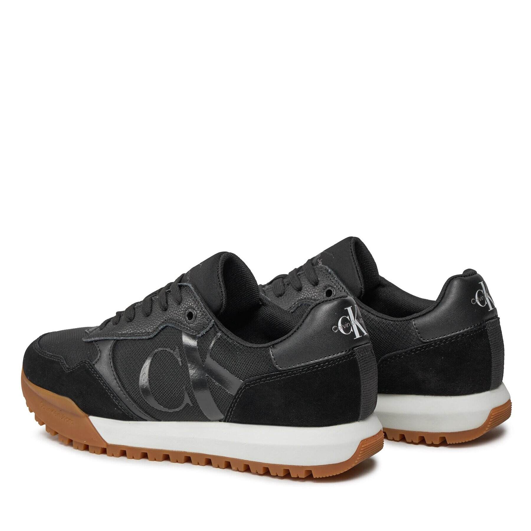 Calvin Klein Jeans Sneakers Toothy Runner Bold Mono YM0YM00583 Negru - Pled.ro