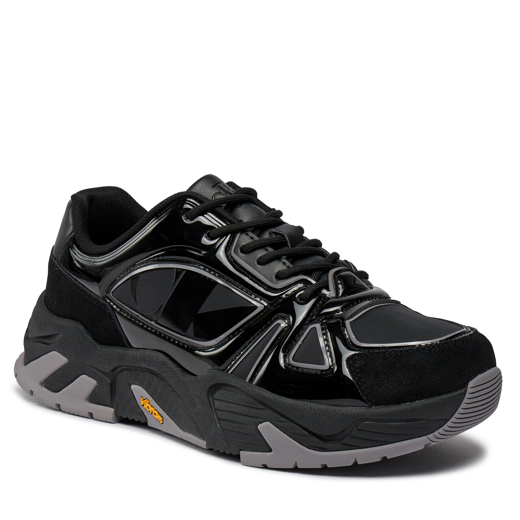 Calvin Klein Jeans Sneakers Vibram Runner Low Mix Nbs Lum YM0YM00880 Negru - Pled.ro