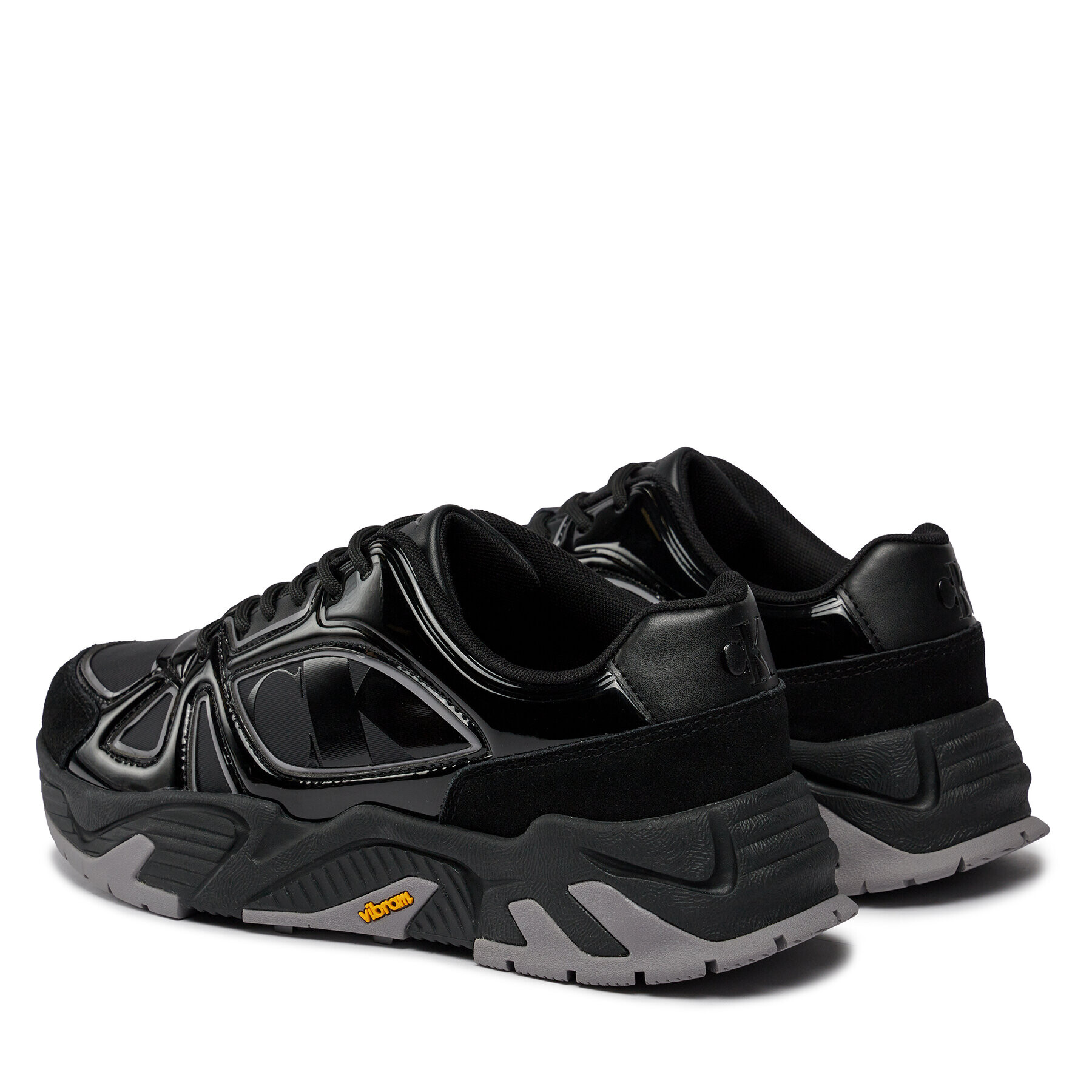 Calvin Klein Jeans Sneakers Vibram Runner Low Mix Nbs Lum YM0YM00880 Negru - Pled.ro