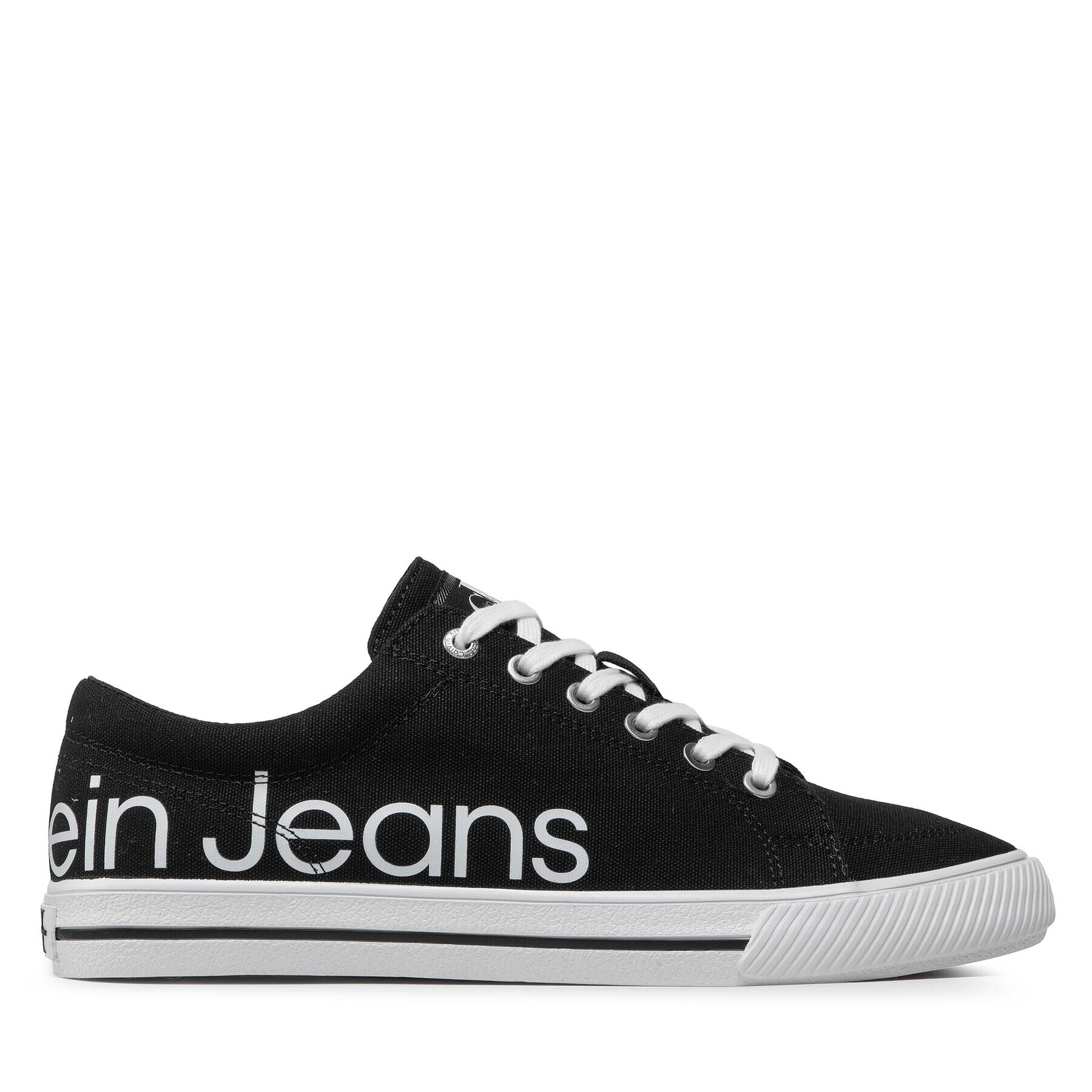 Calvin Klein Jeans Teniși Retro Vulcanized-Low 1 YM0YM00307 Negru - Pled.ro