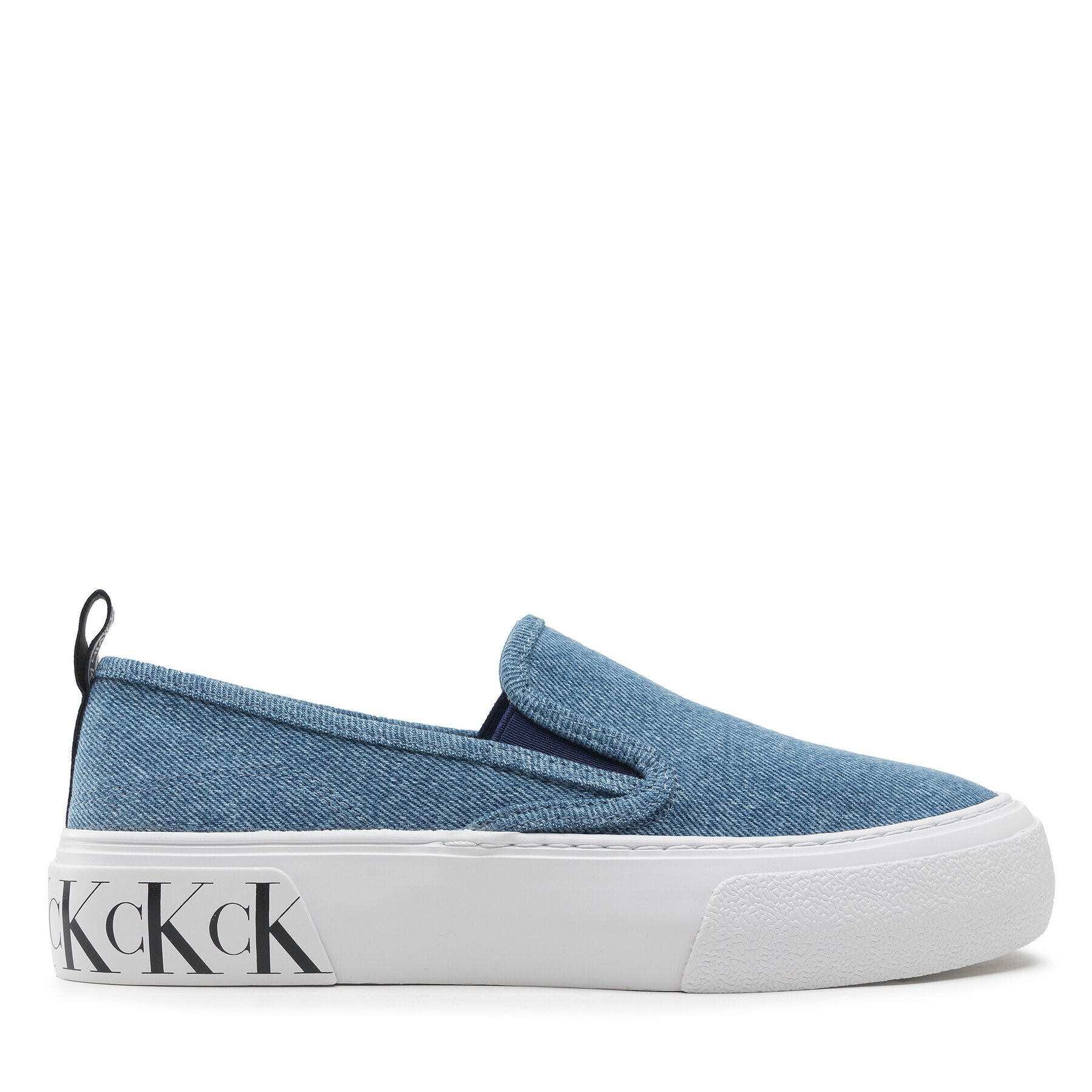 Calvin Klein Jeans Teniși Skater Vulcanized 2 YW0YW00623 Bleumarin - Pled.ro