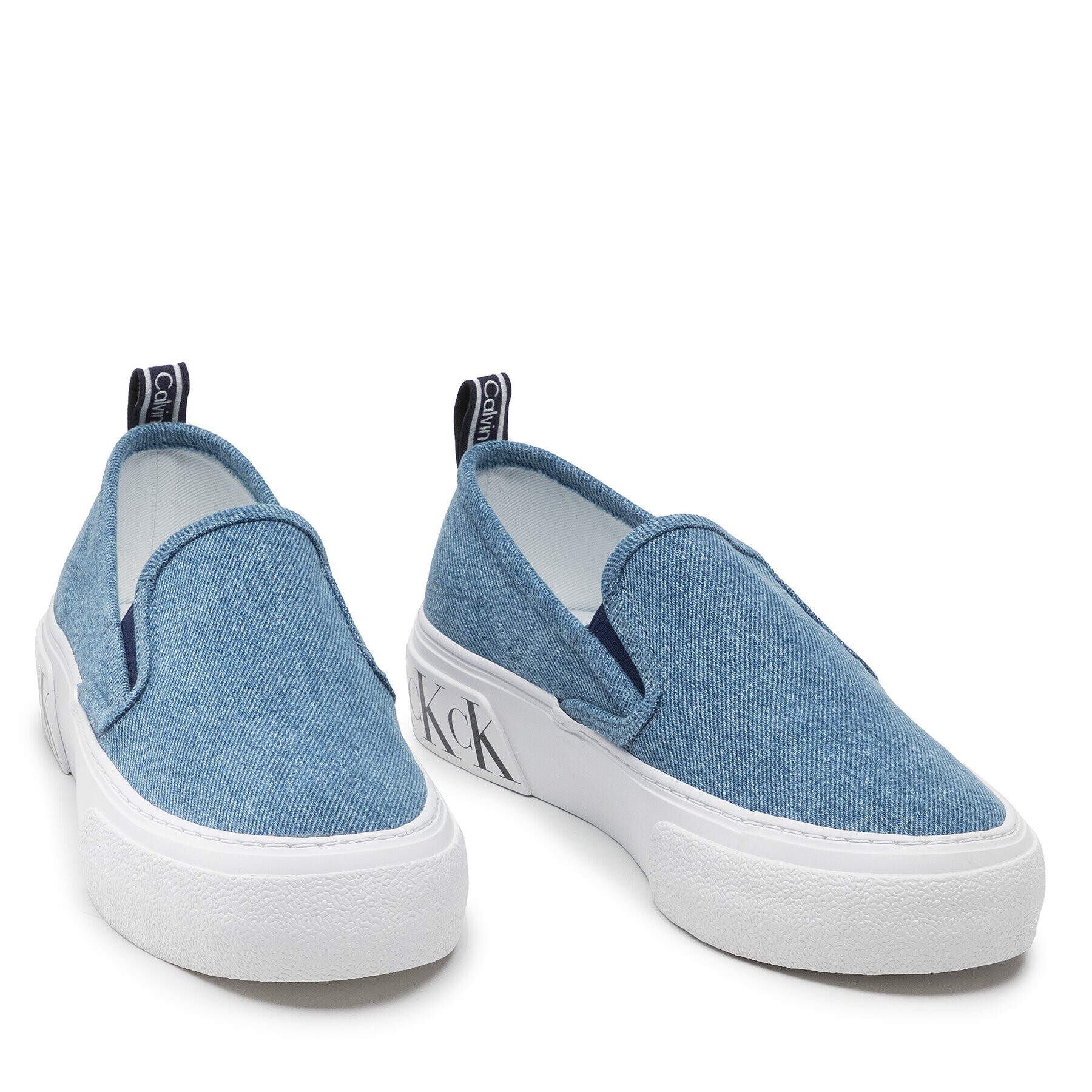 Calvin Klein Jeans Teniși Skater Vulcanized 2 YW0YW00623 Bleumarin - Pled.ro