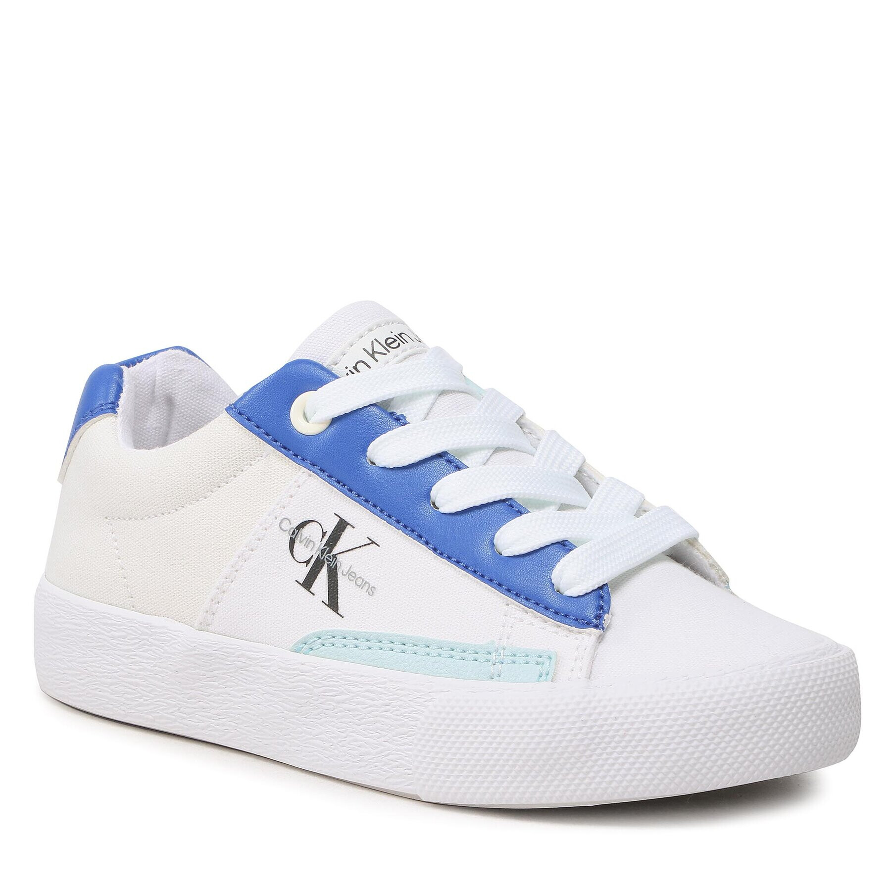 Calvin Klein Jeans Teniși Lowcut Lace-Up Sneaker V3X9-80564-1355 M Alb - Pled.ro