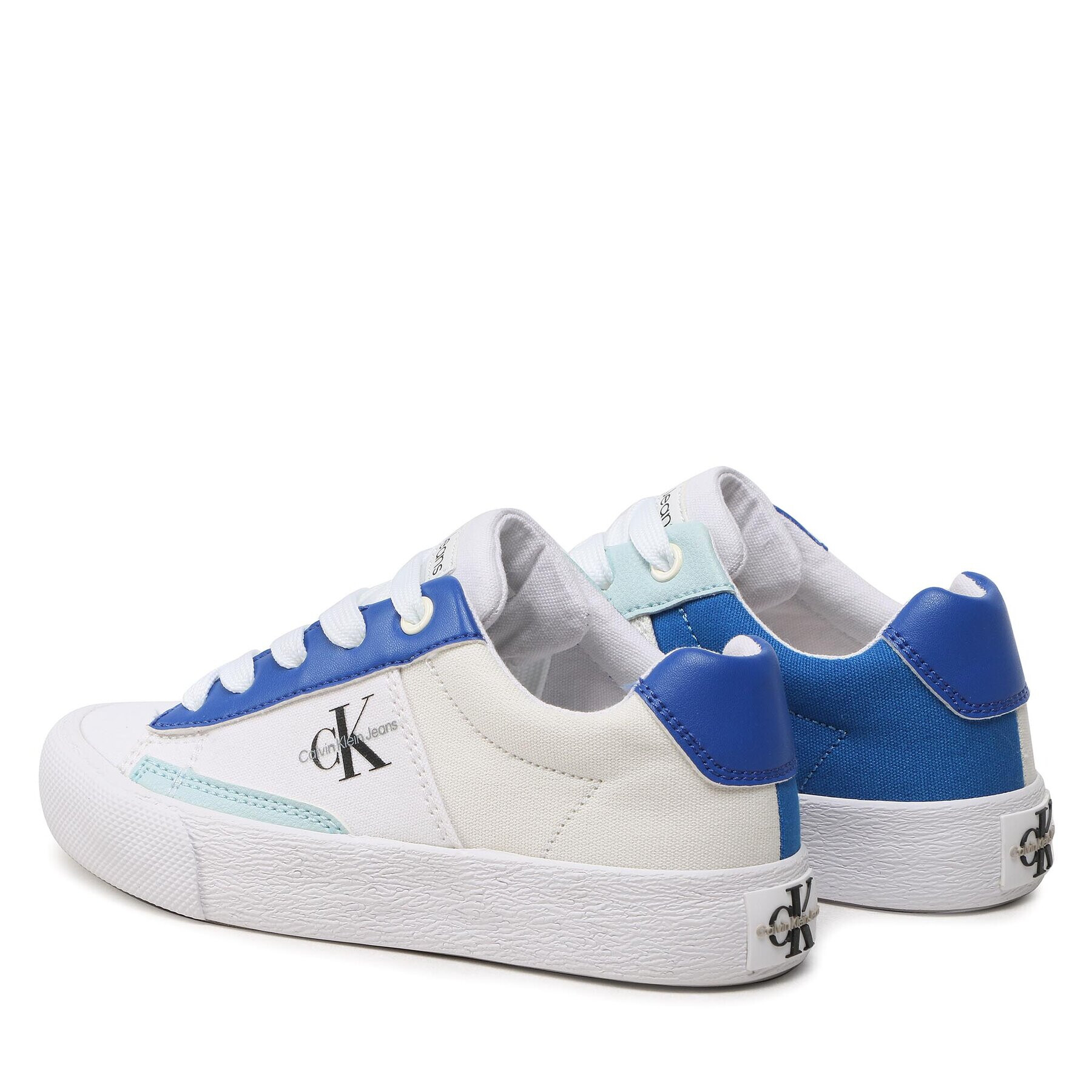 Calvin Klein Jeans Teniși Lowcut Lace-Up Sneaker V3X9-80564-1355 M Alb - Pled.ro