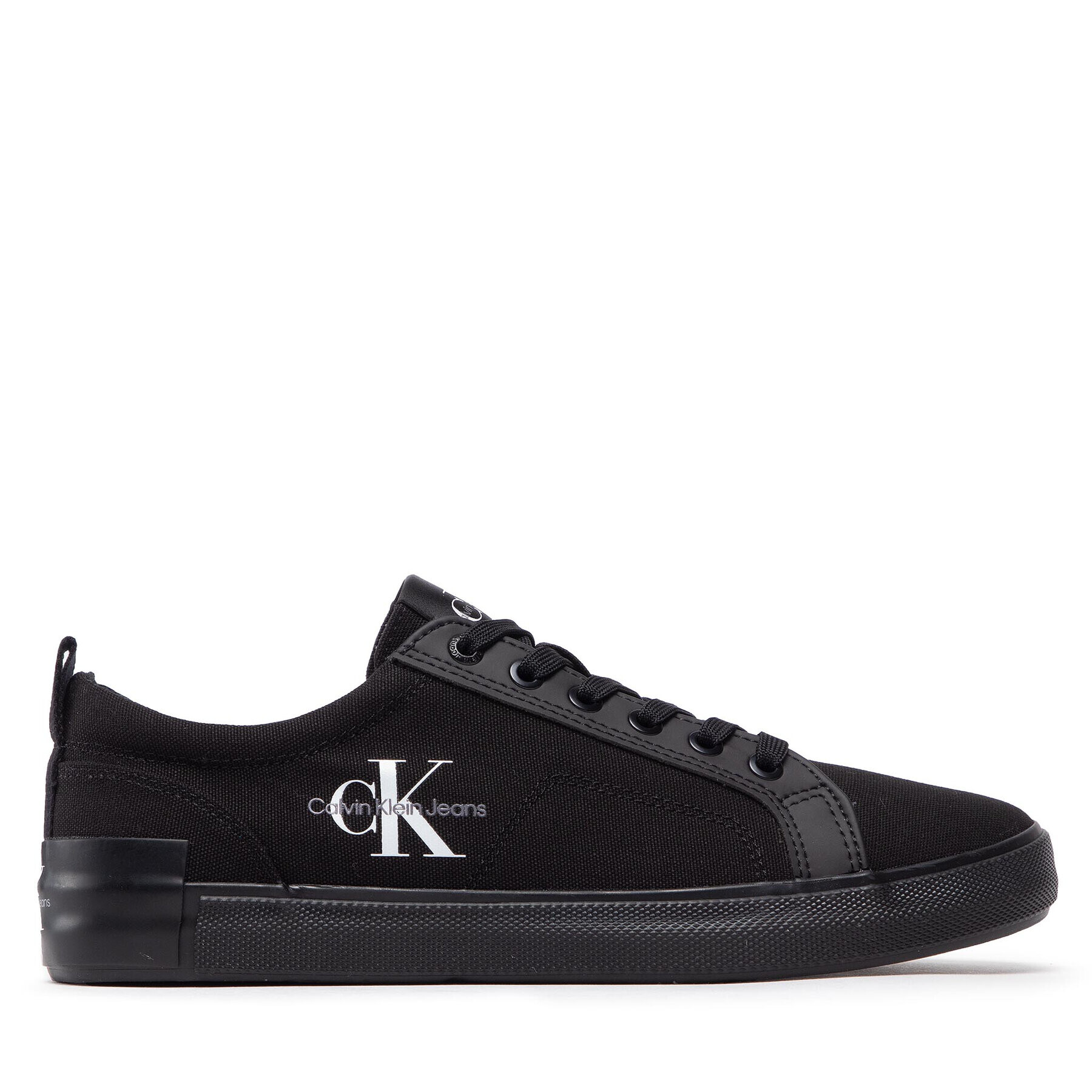 Calvin Klein Jeans Teniși New Vulcanized Laceup Low Ess YM0YM00410 Negru - Pled.ro