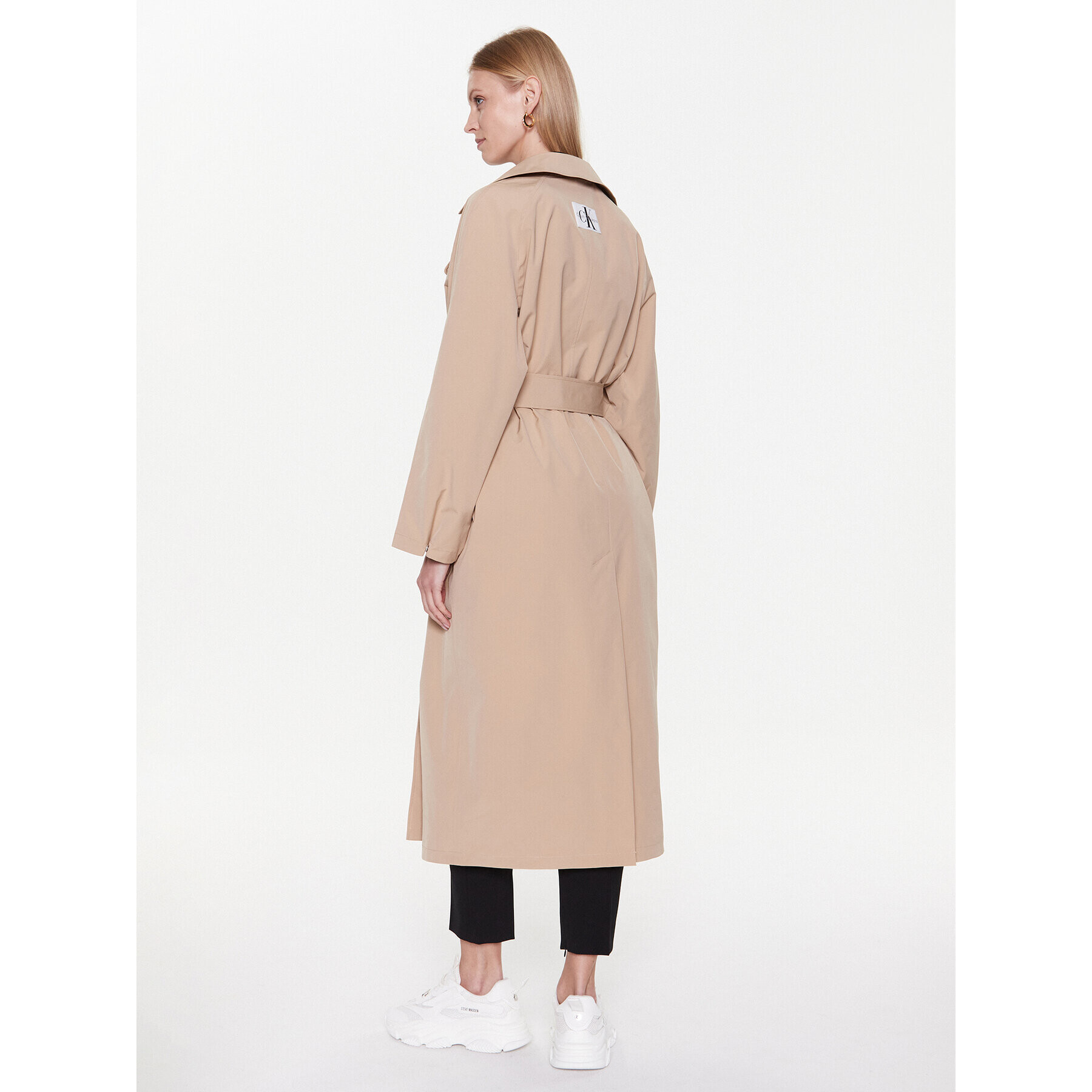 Calvin Klein Jeans Trench J20J220337 Bej Oversize - Pled.ro