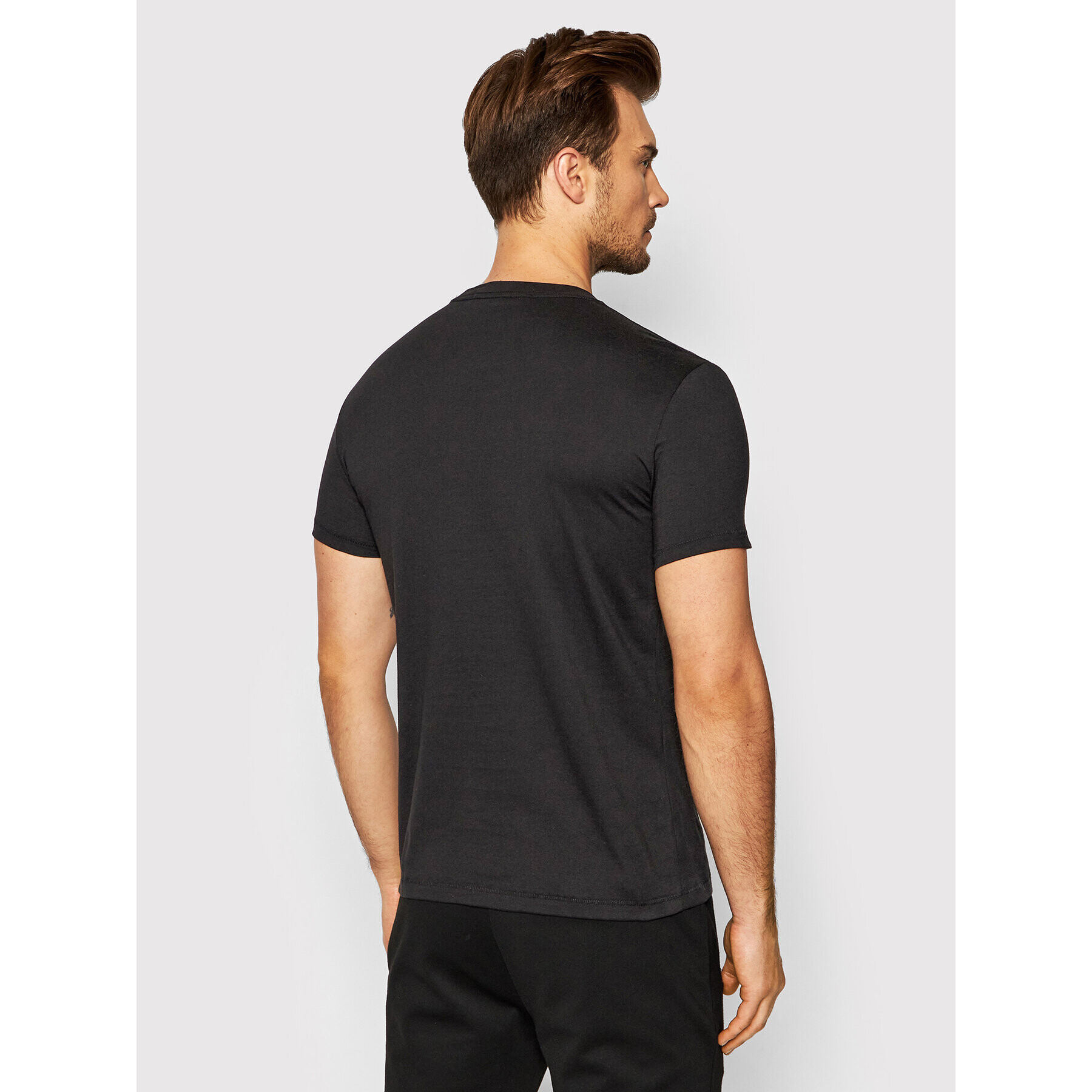 Calvin Klein Jeans Tricou Essential J30J317065 Negru Regular Fit - Pled.ro