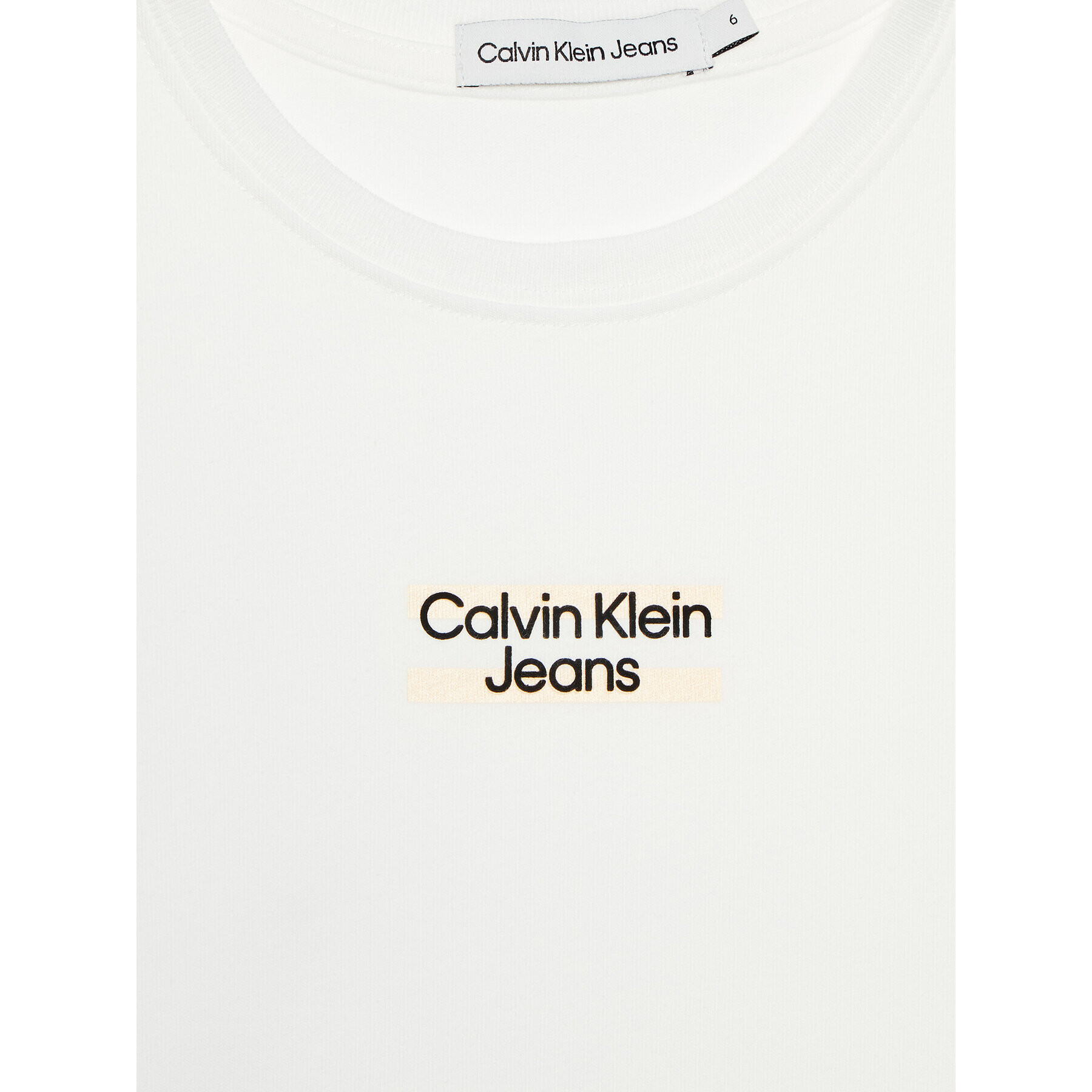 Calvin Klein Jeans Tricou Hero Logo IG0IG01940 Alb Slim Fit - Pled.ro