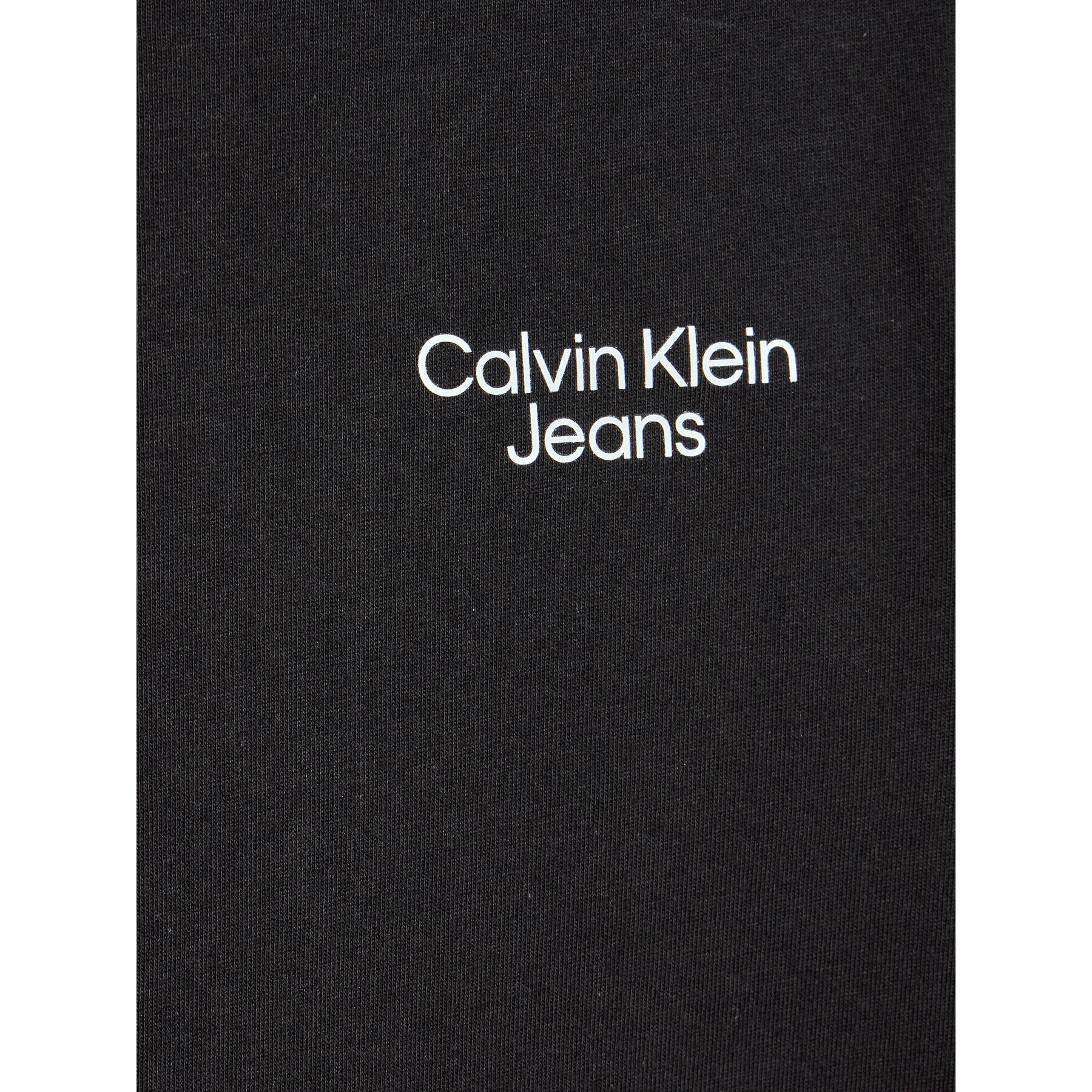 Calvin Klein Jeans Tricou IB0IB01319 Negru Regular Fit - Pled.ro