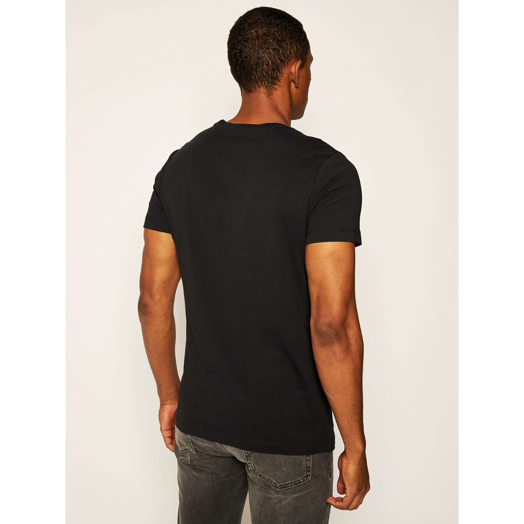 Calvin Klein Jeans Tricou Institutional J30J307852 Negru Regular Fit - Pled.ro