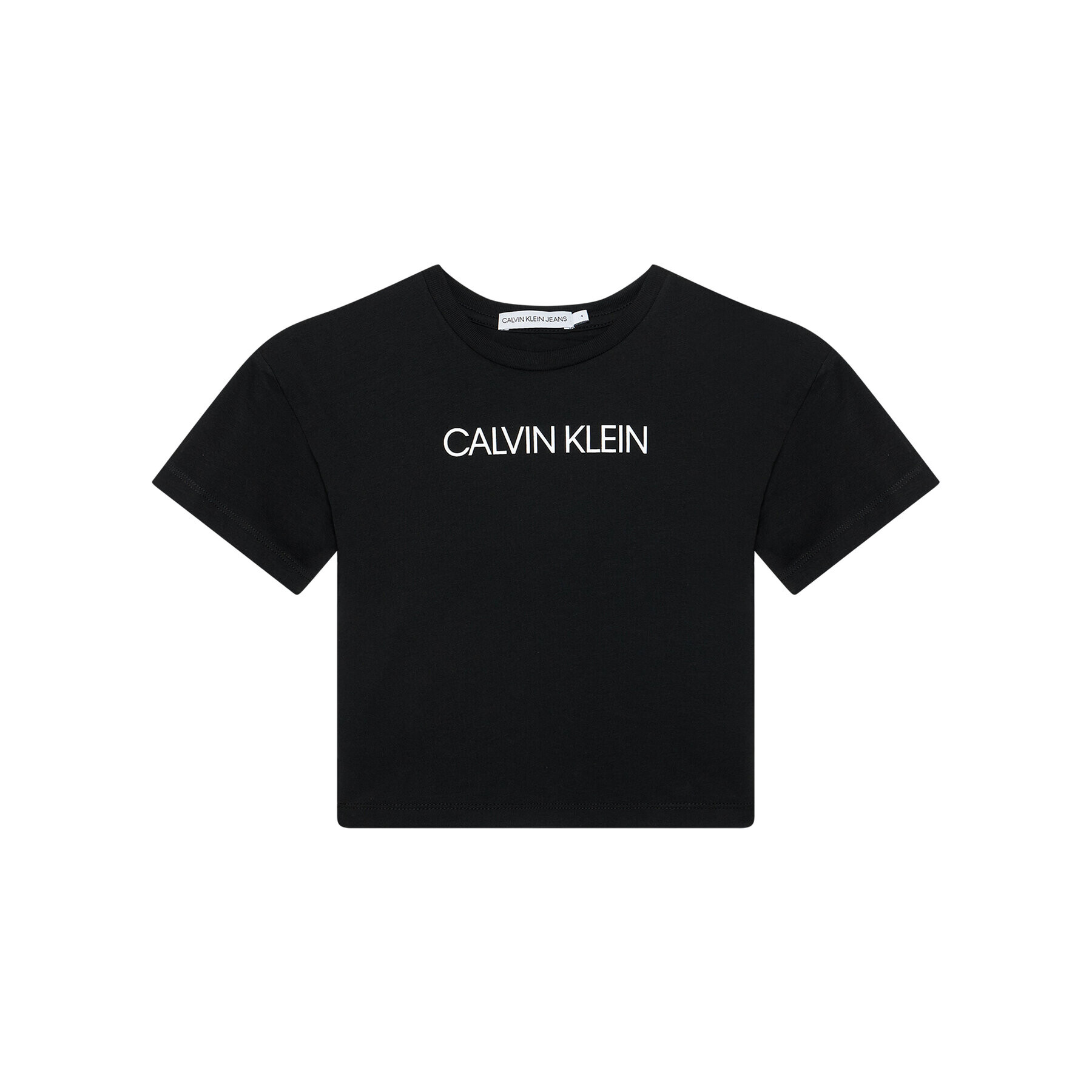 Calvin Klein Jeans Tricou Institutional Logo IG0IG01064 Negru Boxy Fit - Pled.ro