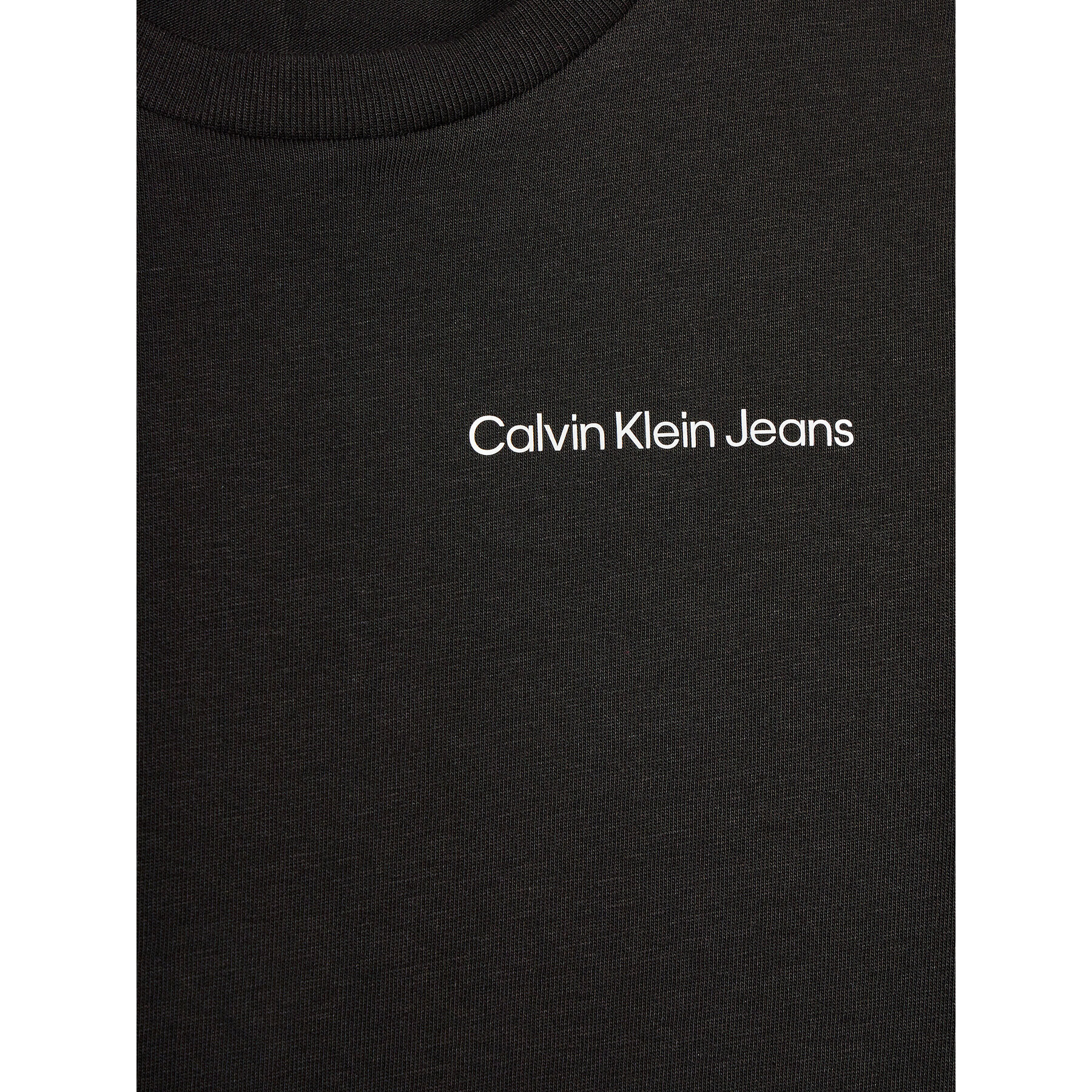 Calvin Klein Jeans Tricou IU0IU00544 Negru Regular Fit - Pled.ro