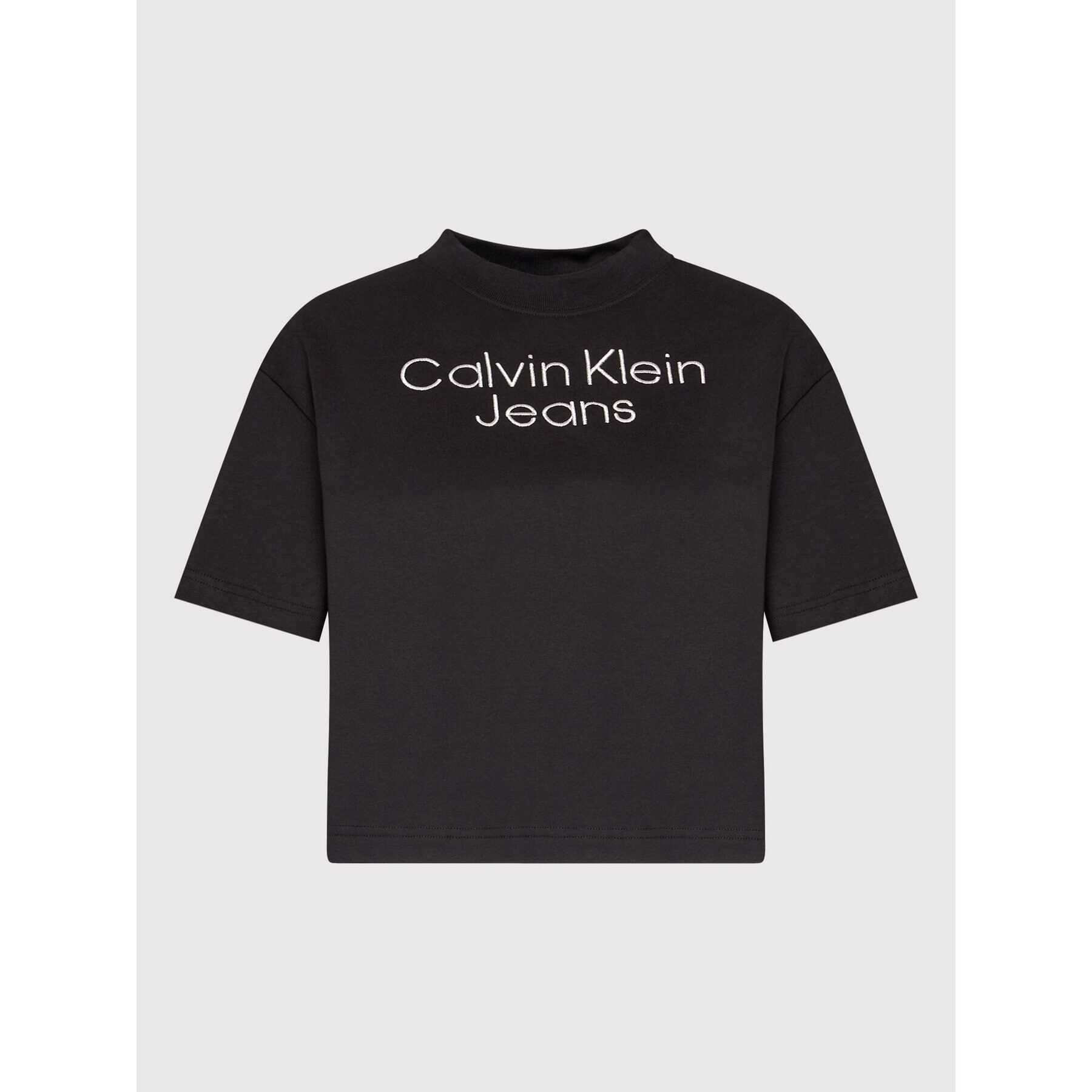 Calvin Klein Jeans Tricou J20J218260 Negru Relaxed Fit - Pled.ro