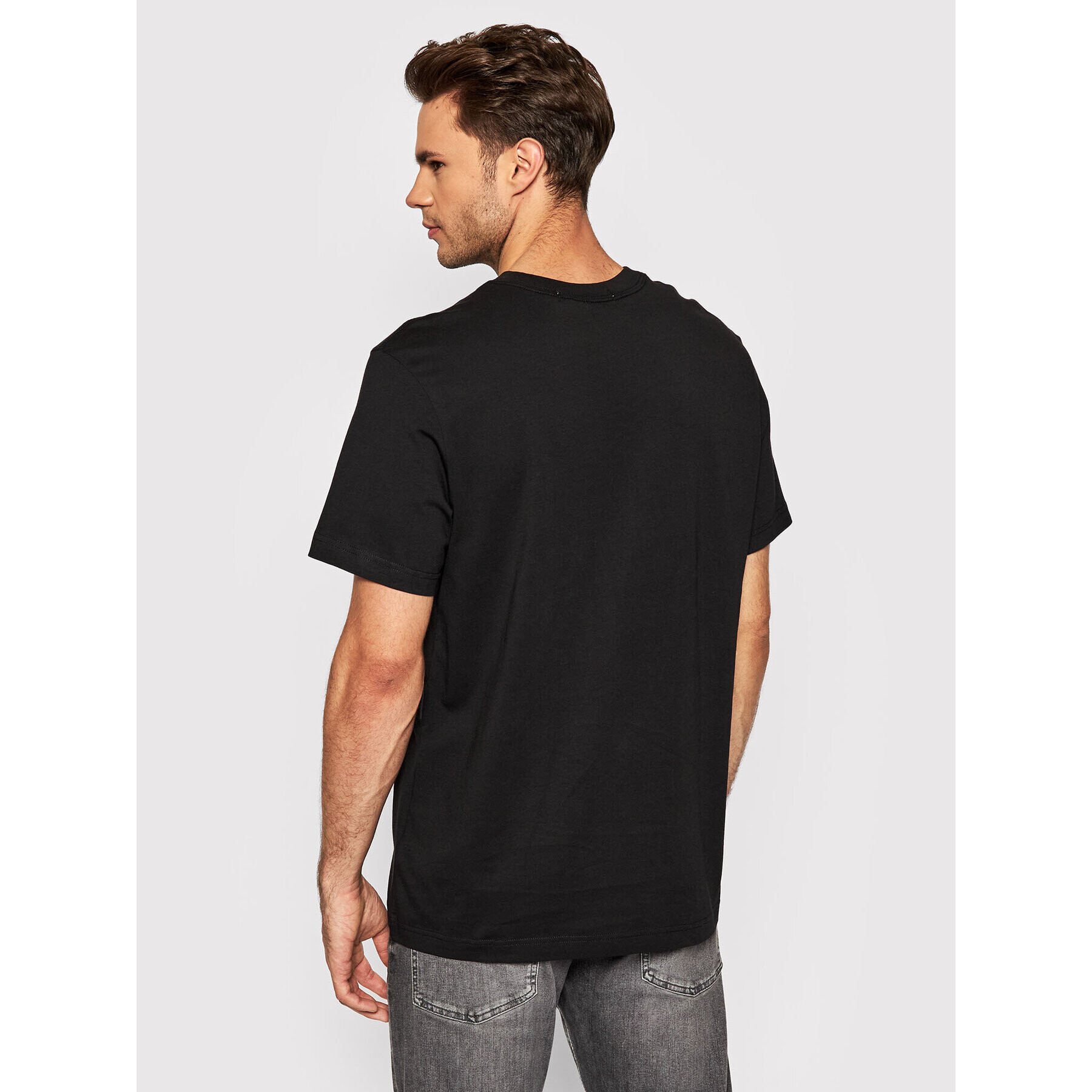 Calvin Klein Jeans Tricou J30J318736 Negru Relaxed Fit - Pled.ro