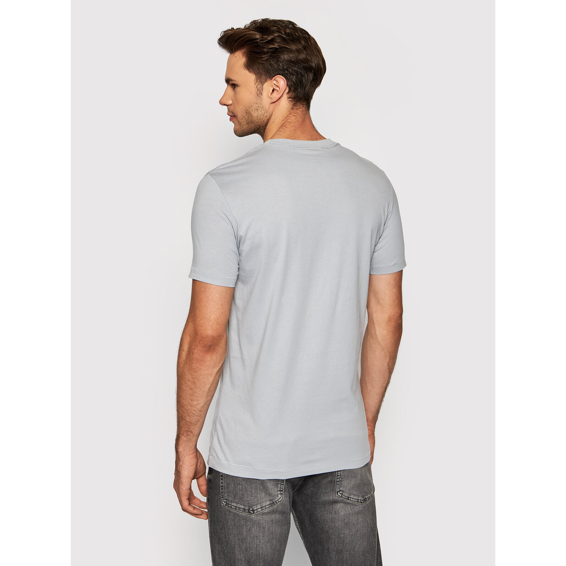 Calvin Klein Jeans Tricou J30J318745 Gri Slim Fit - Pled.ro