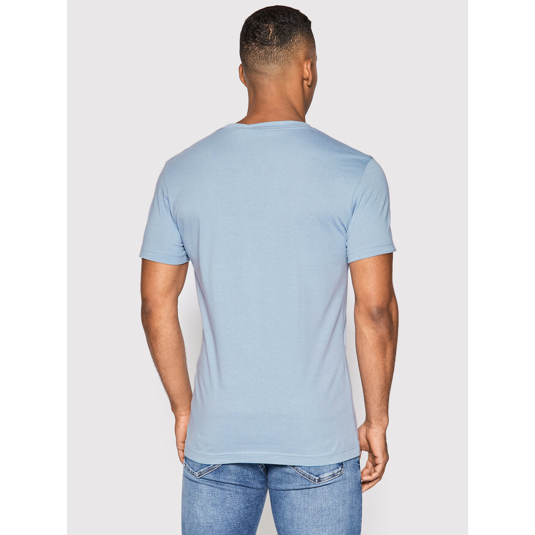 Calvin Klein Jeans Tricou J30J320855 Albastru Regular Fit - Pled.ro