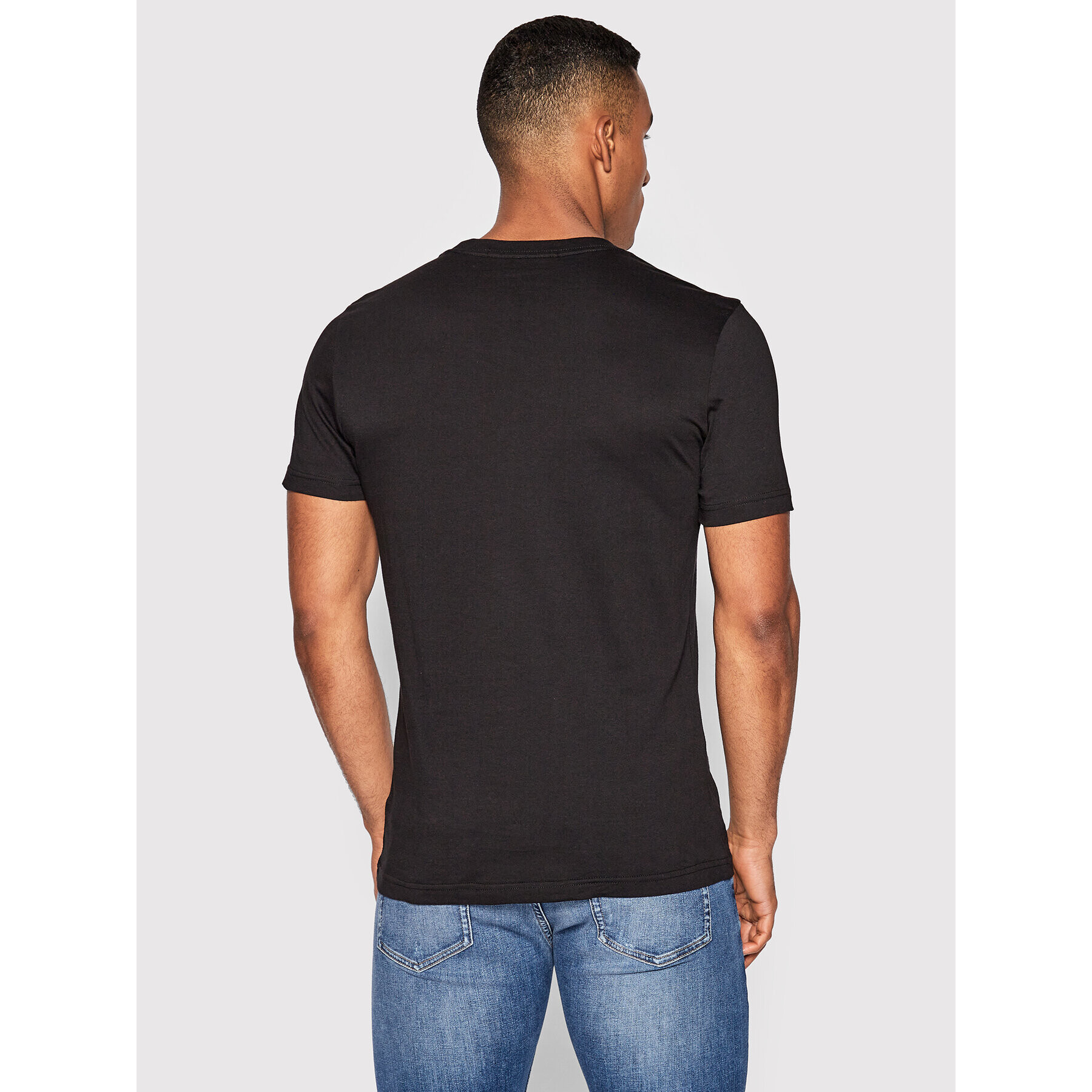 Calvin Klein Jeans Tricou J30J320855 Negru Regular Fit - Pled.ro