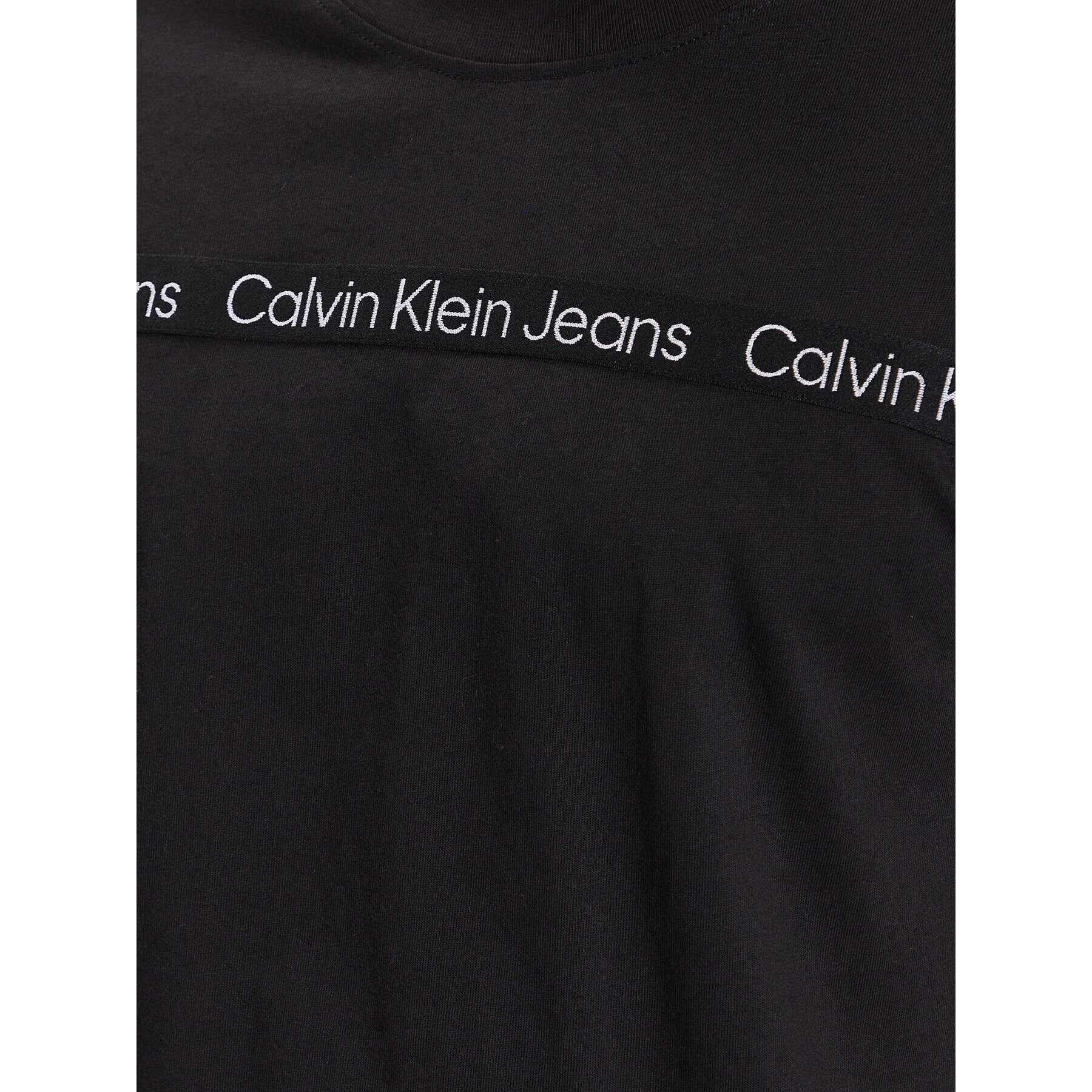 Calvin Klein Jeans Tricou J30J323253 Negru Regular Fit - Pled.ro