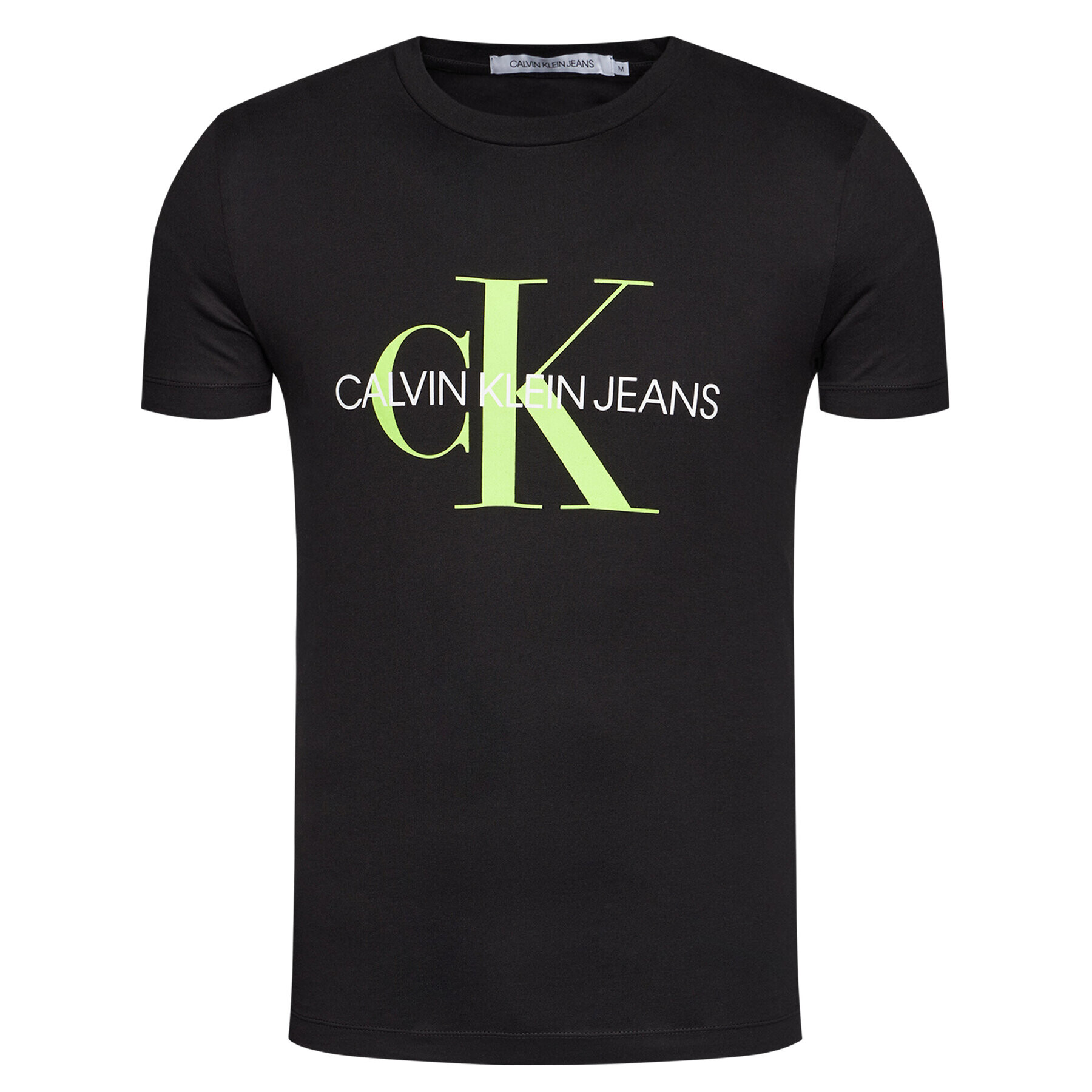 Calvin Klein Jeans Tricou Logo J30J314551 Negru Slim Fit - Pled.ro