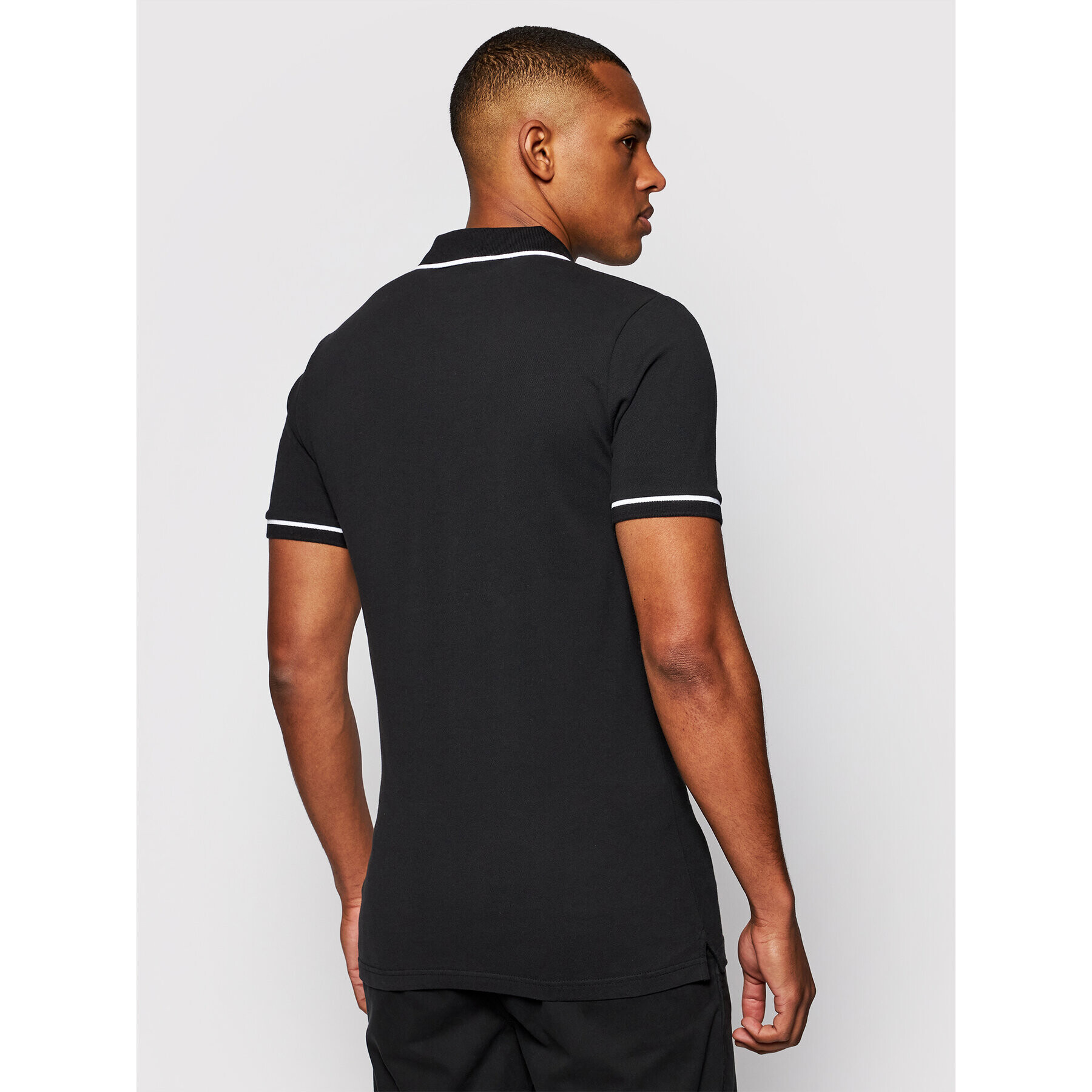 Calvin Klein Jeans Tricou polo J30J315603 Negru Slim Fit - Pled.ro