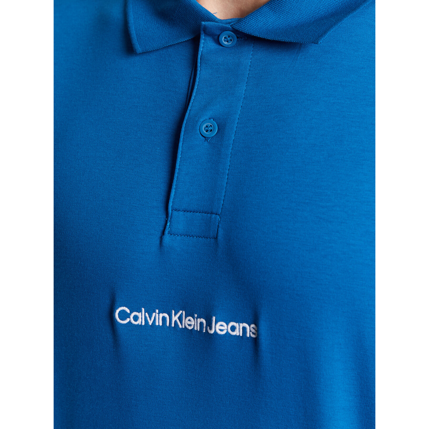 Calvin Klein Jeans Tricou polo J30J322853 Albastru Relaxed Fit - Pled.ro