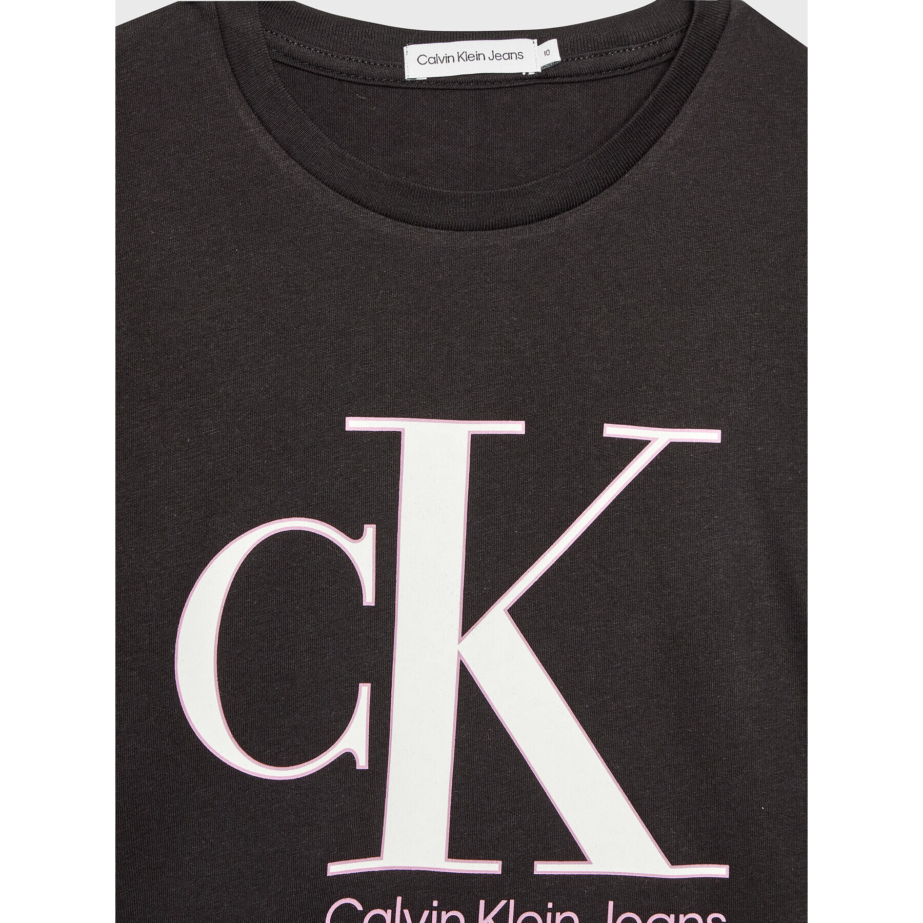 Calvin Klein Jeans Tricou Reveal Monogram IG0IG01939 Negru Regular Fit - Pled.ro