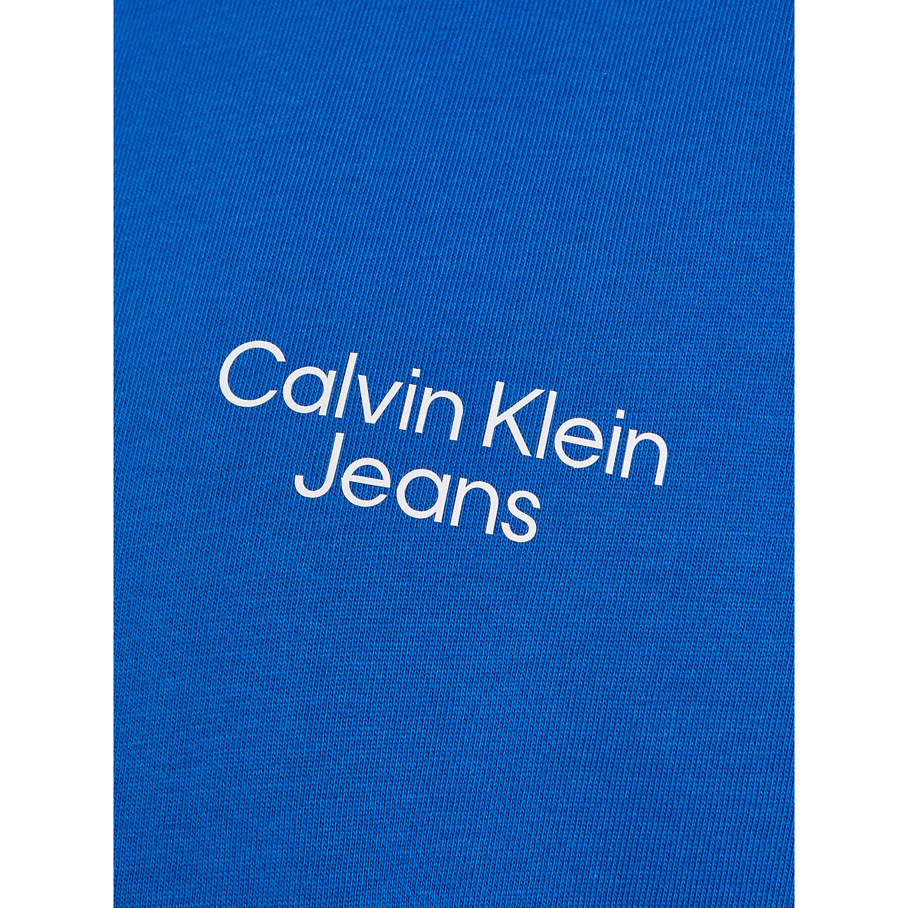 Calvin Klein Jeans Tricou Stack Logo IB0IB01319 Albastru Regular Fit - Pled.ro