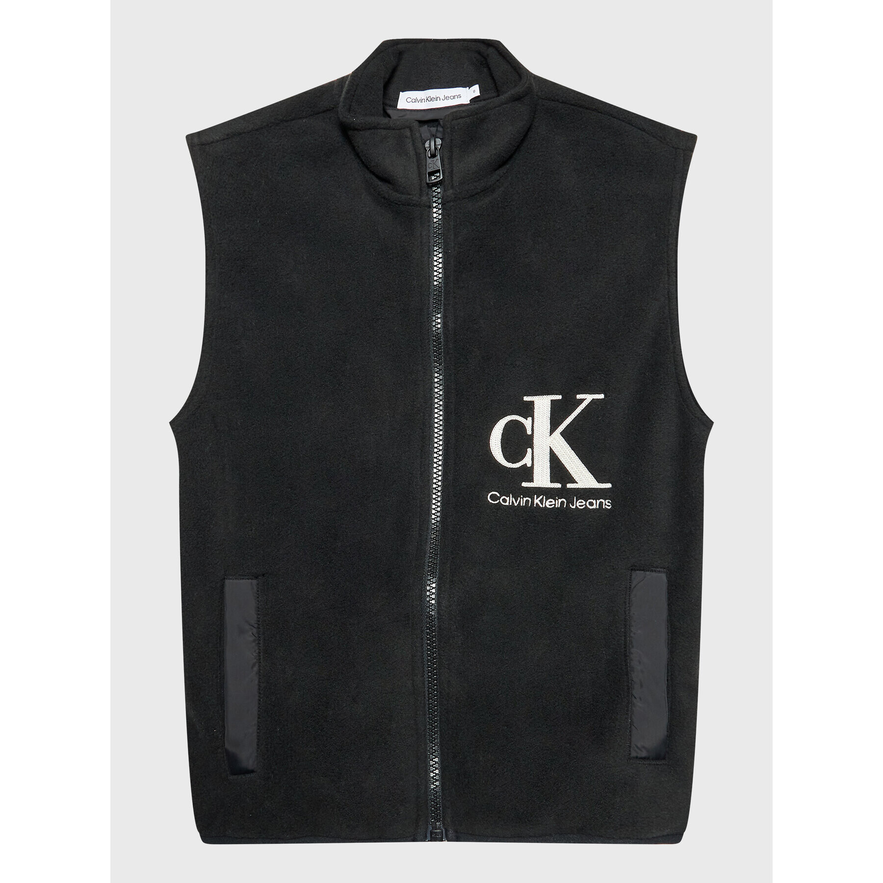 Calvin Klein Jeans Vestă IB0IB01480 Negru Regular Fit - Pled.ro