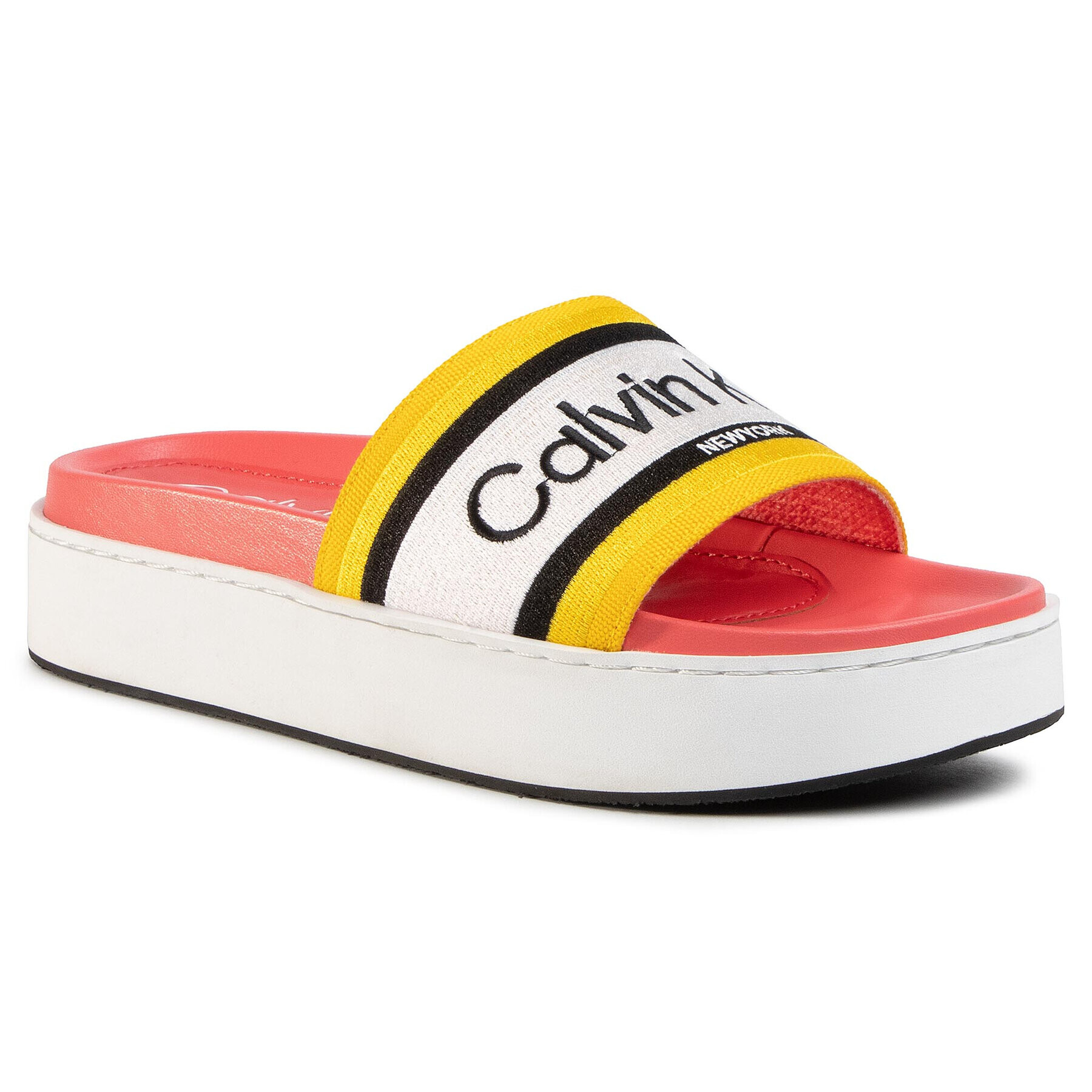 Calvin Klein Șlapi Jaimee B4E7951 Colorat - Pled.ro