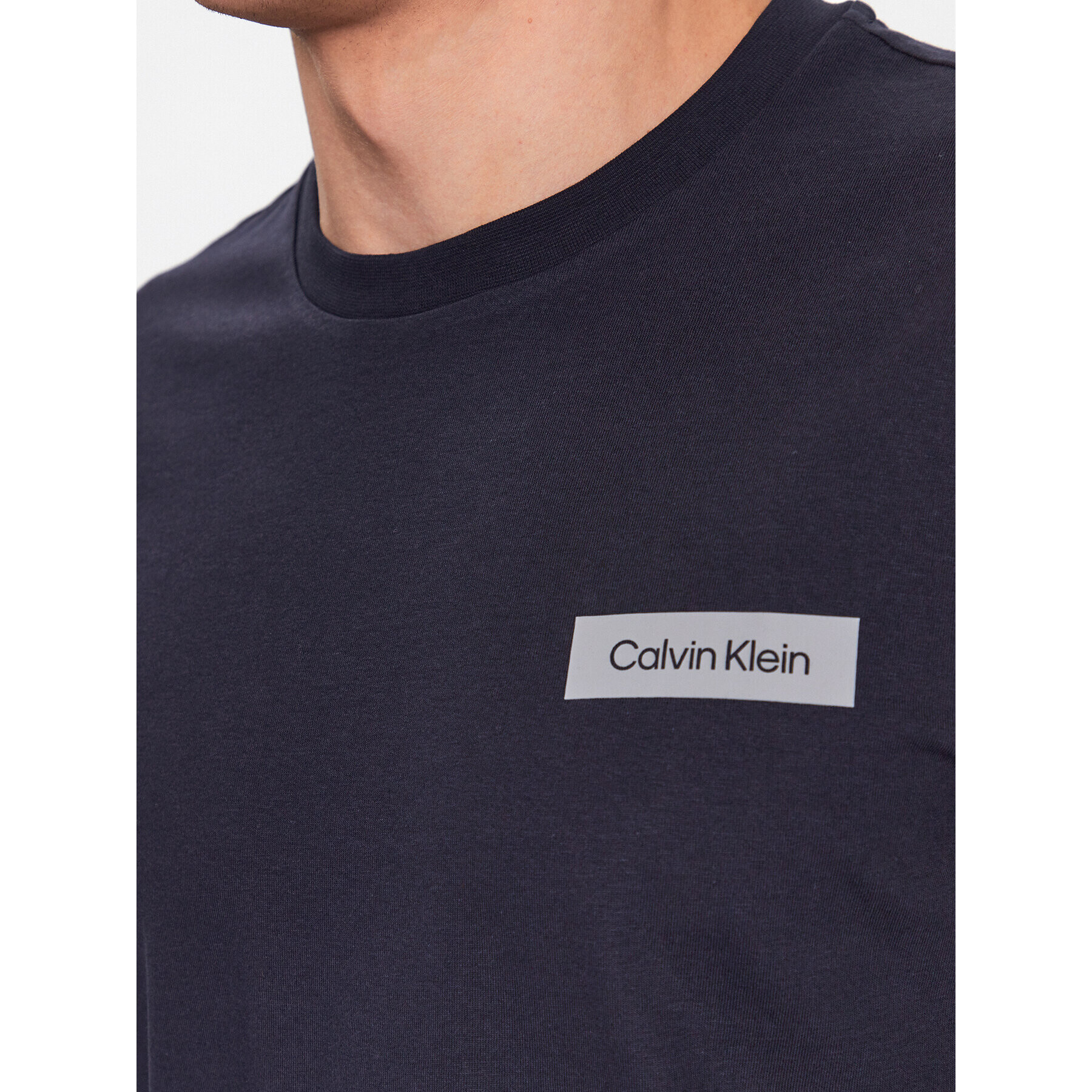 Calvin Klein Longsleeve K10K112157 Bleumarin Regular Fit - Pled.ro