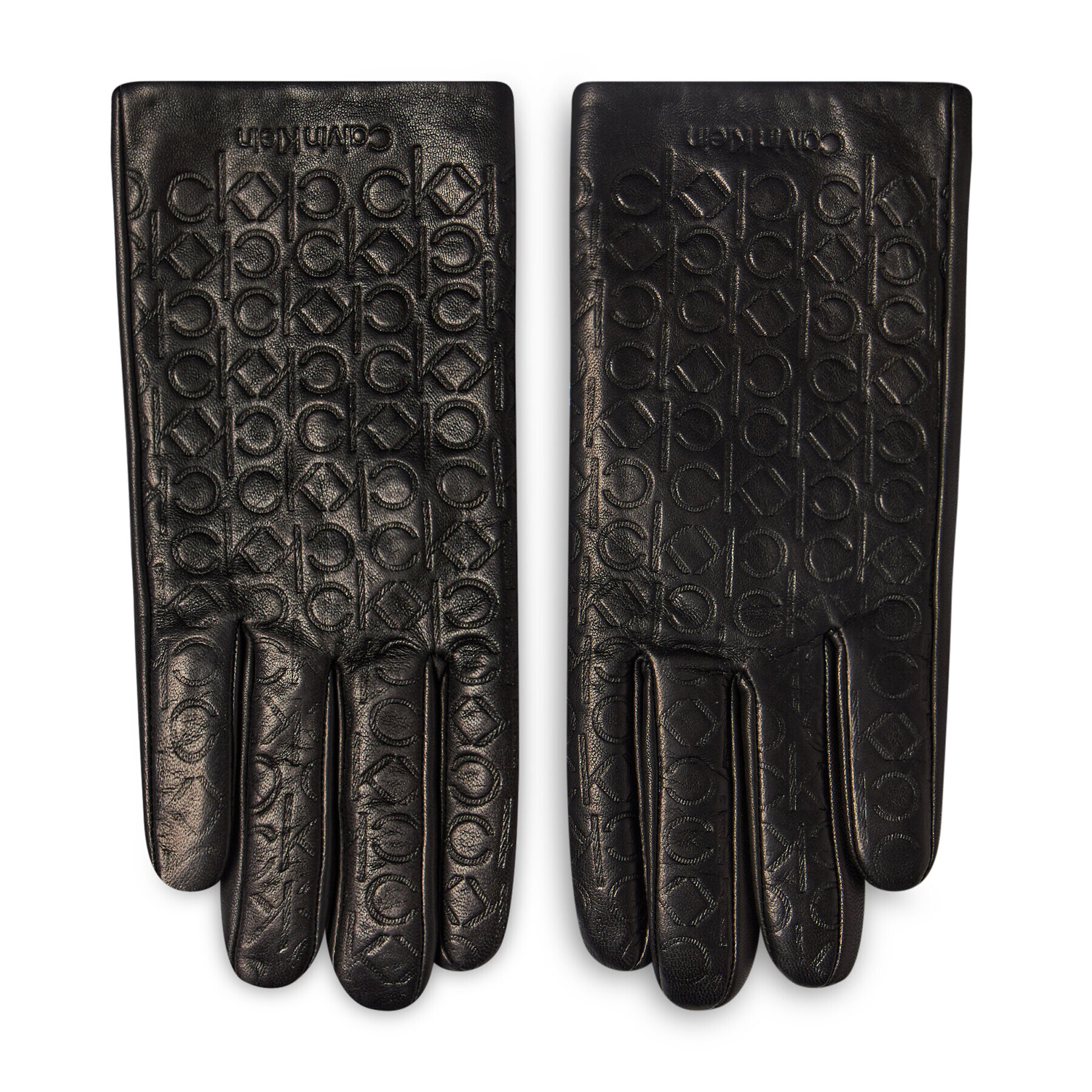 Calvin Klein Mănuși de Damă Monogram Leather Gloves K50K507423 Negru - Pled.ro