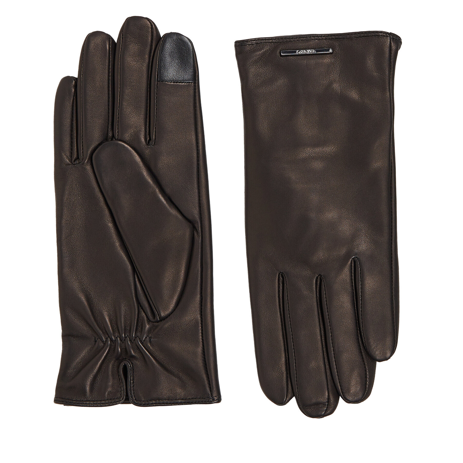 Calvin Klein Mănuși pentru Bărbați Modern Bar Leather Gloves K50K511017 Negru - Pled.ro