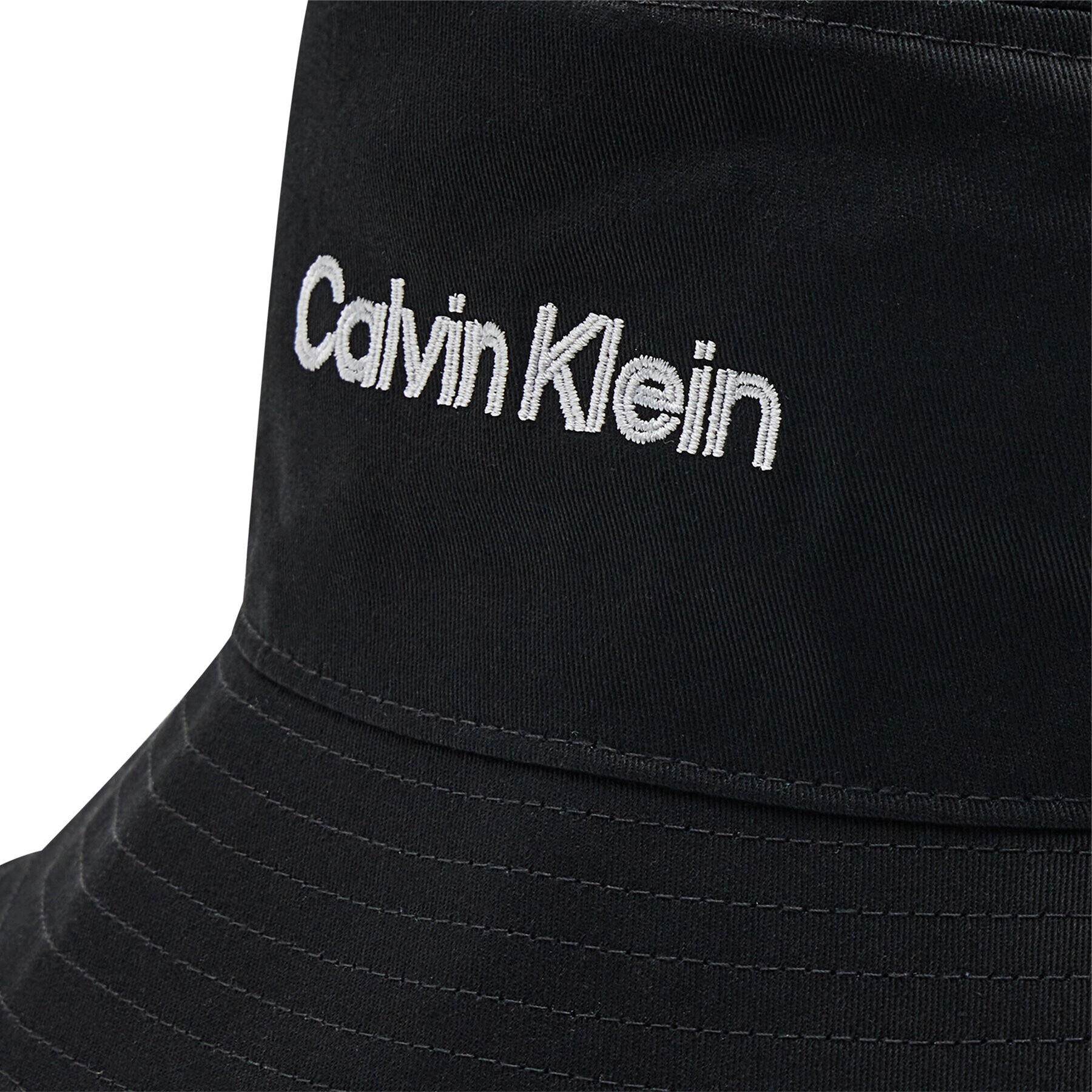 Calvin Klein Pălărie Double Line Embro Bucket K50K508736 Negru - Pled.ro