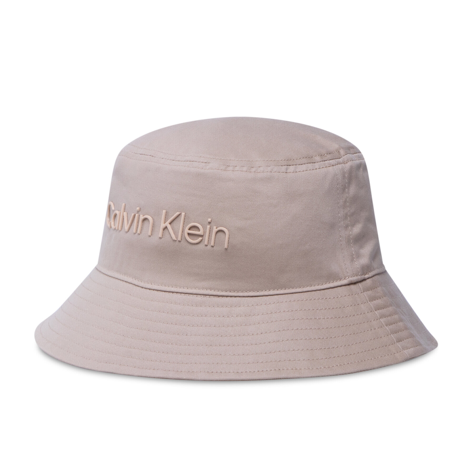 Calvin Klein Pălărie Technical Logo Bucket K50K509207 Bej - Pled.ro