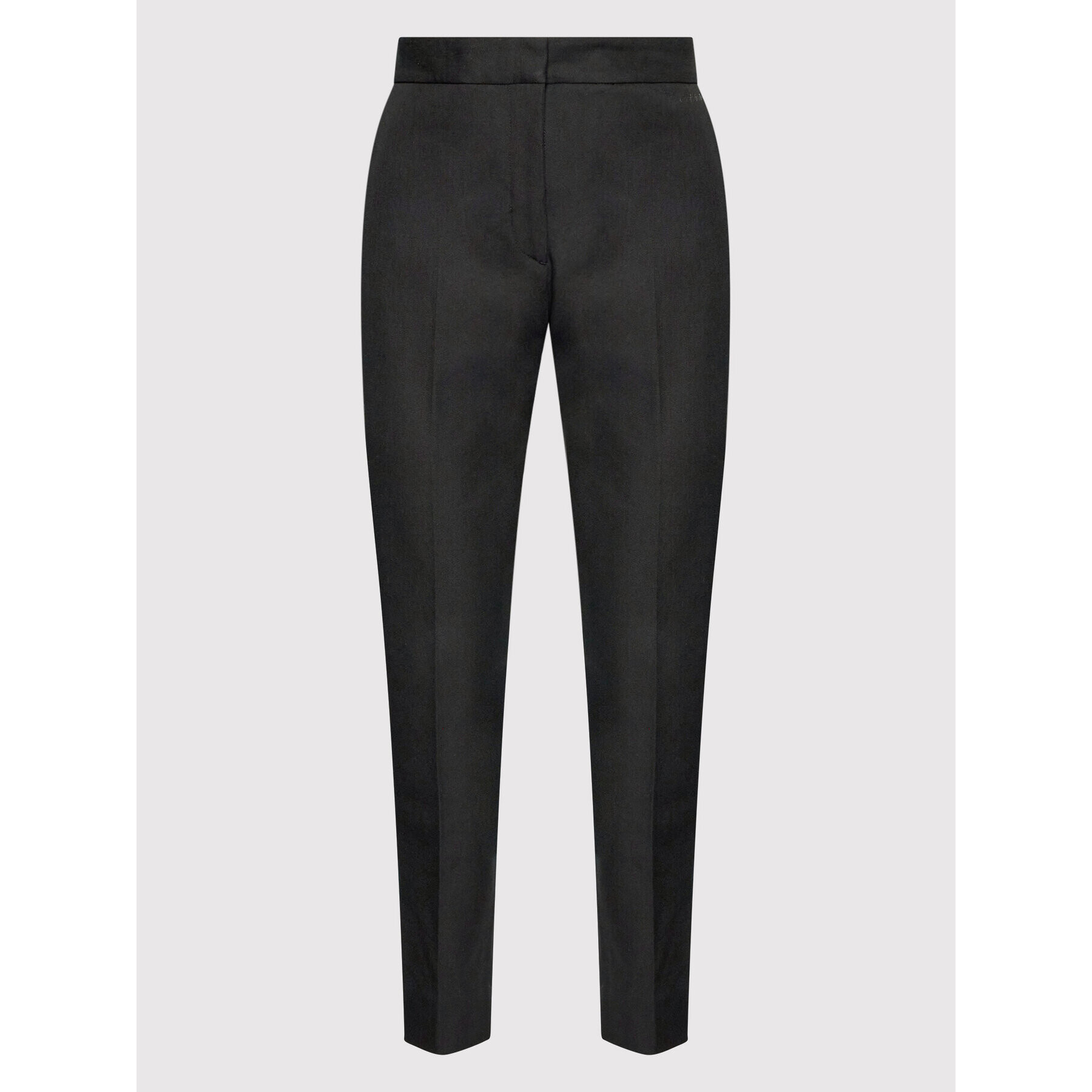 Calvin Klein Pantaloni din material Gabardine K20K203774 Negru Regular Fit - Pled.ro