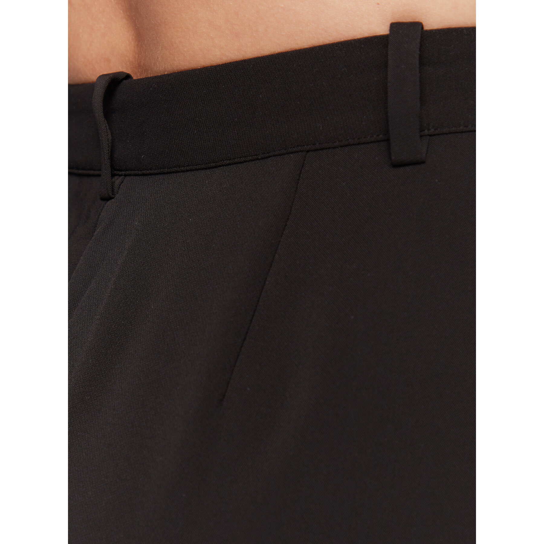 Calvin Klein Pantaloni din material Travel Crepe K20K204408 Negru Relaxed Fit - Pled.ro