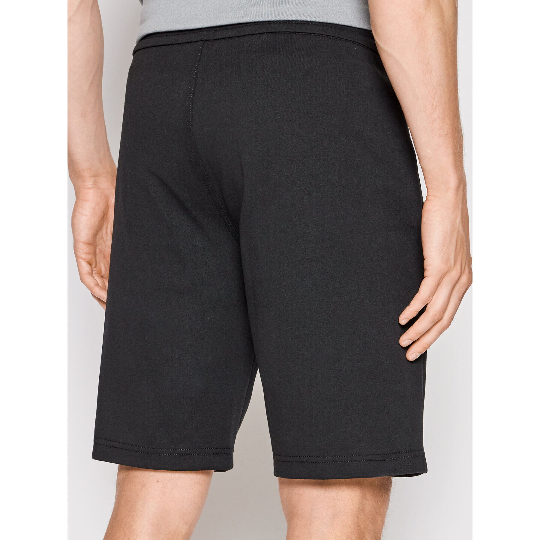 Calvin Klein Pantaloni scurți sport Interlock Micro Logo K10K109430 Negru Regular Fit - Pled.ro