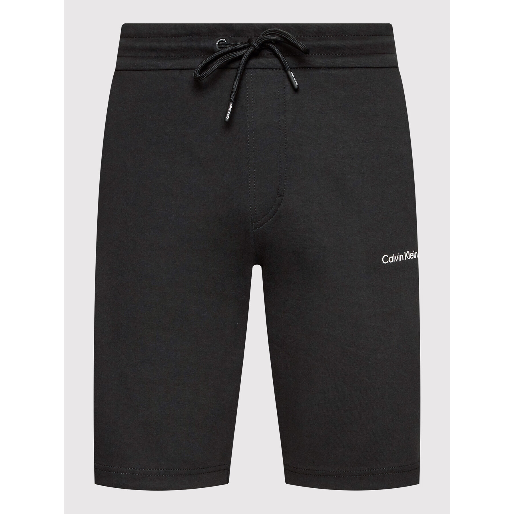 Calvin Klein Pantaloni scurți sport Interlock Micro Logo K10K109430 Negru Regular Fit - Pled.ro