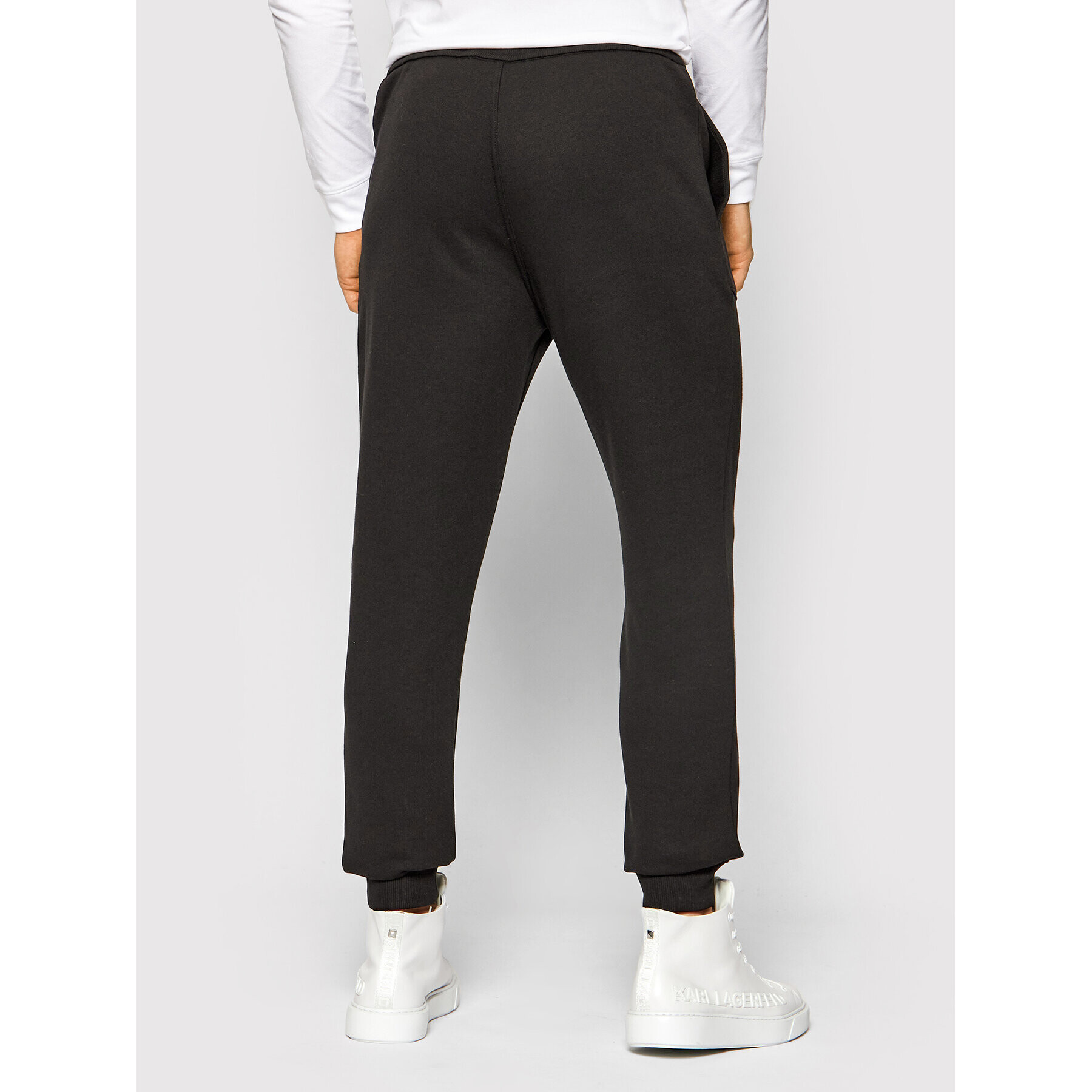 Calvin Klein Pantaloni trening Logo K10K109046 Negru Regular Fit - Pled.ro