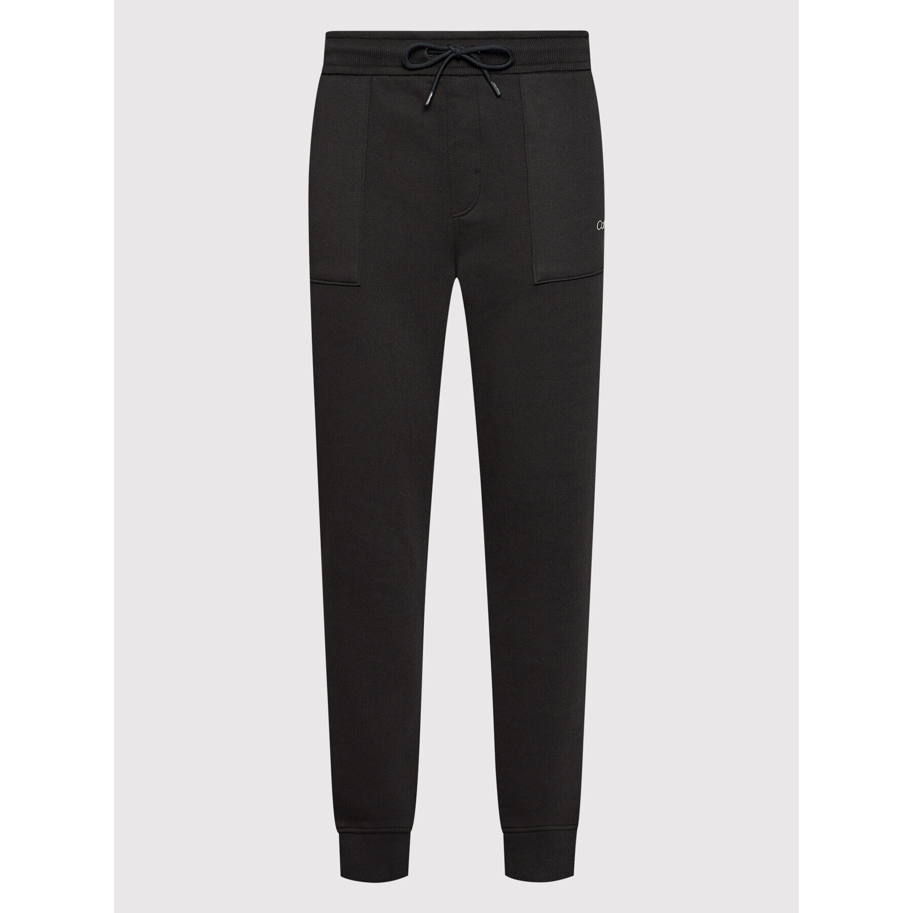 Calvin Klein Pantaloni trening Logo K10K109046 Negru Regular Fit - Pled.ro