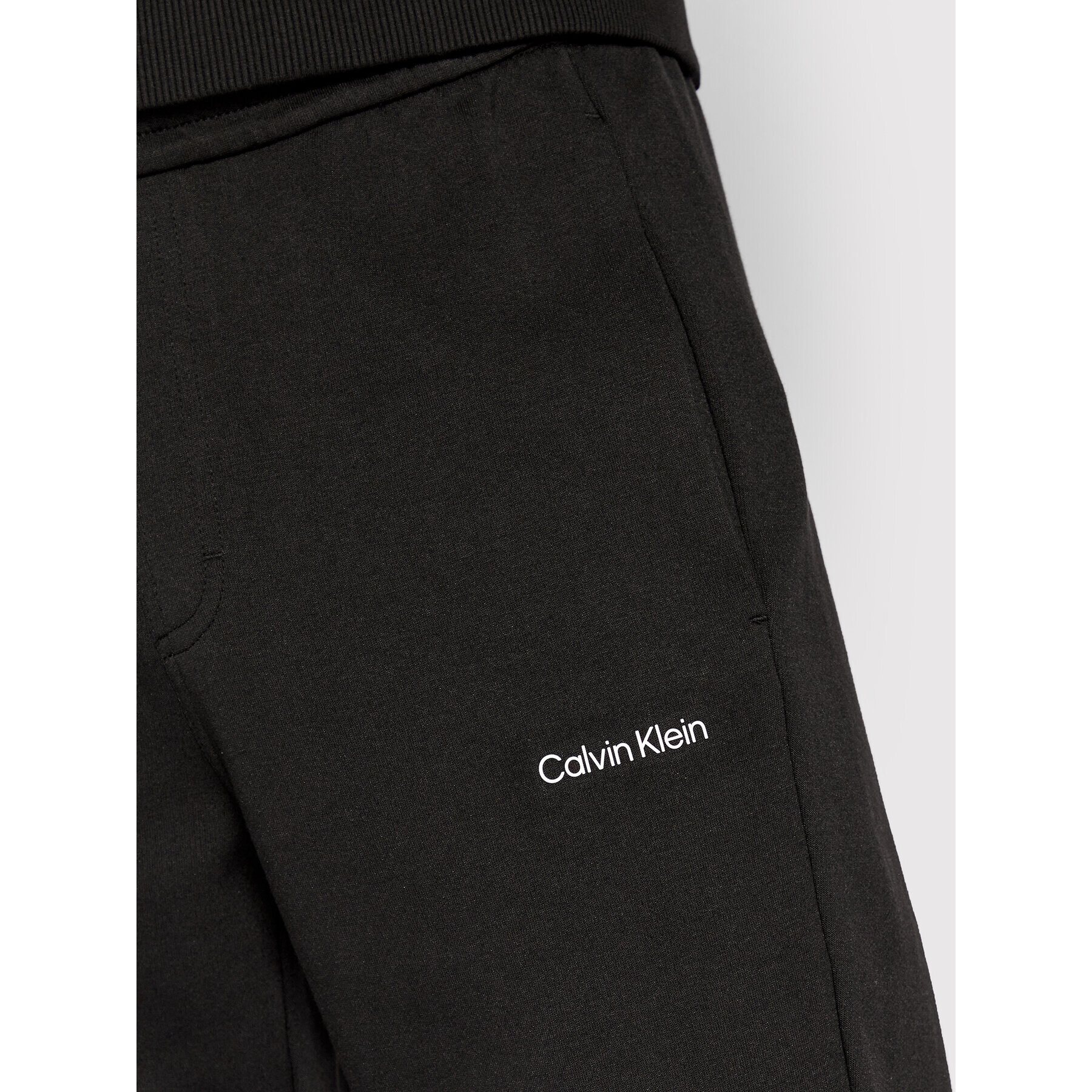 Calvin Klein Pantaloni trening Micro Logo K10K109940 Negru Relaxed Fit - Pled.ro