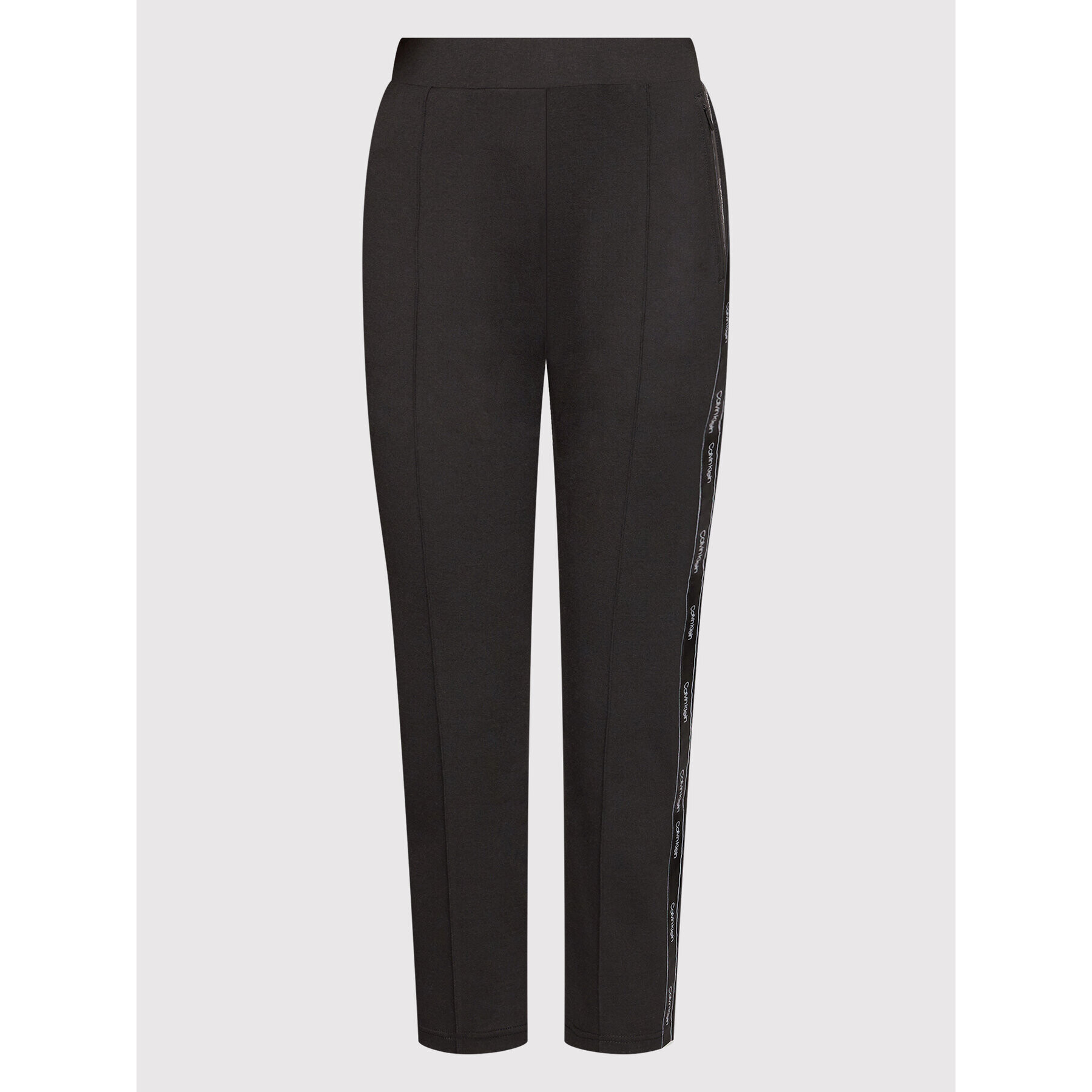 Calvin Klein Pantaloni trening Milano Logo K20K203165 Negru Regular Fit - Pled.ro