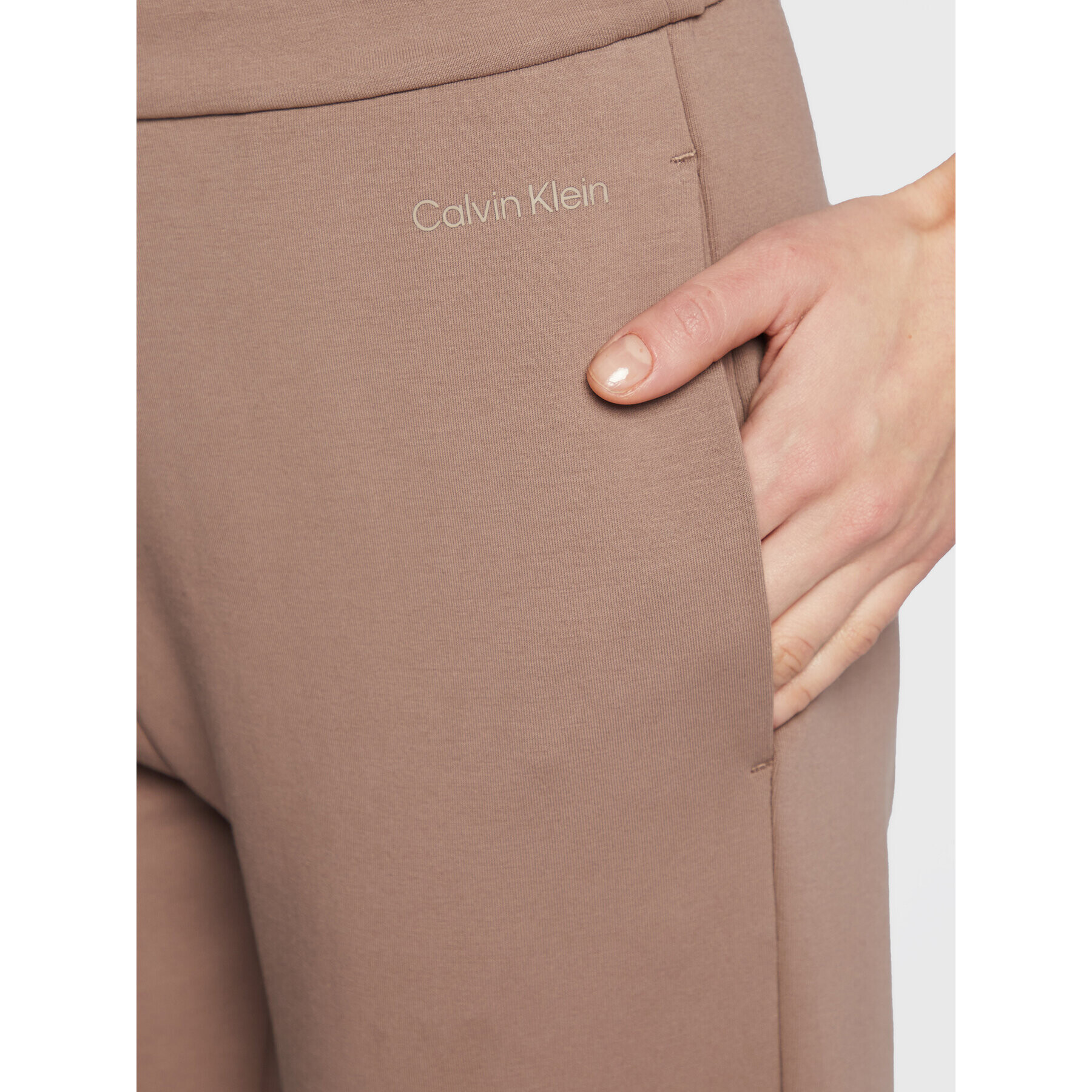 Calvin Klein Pantaloni trening Minimal Logo K20K204964 Maro Regular Fit - Pled.ro